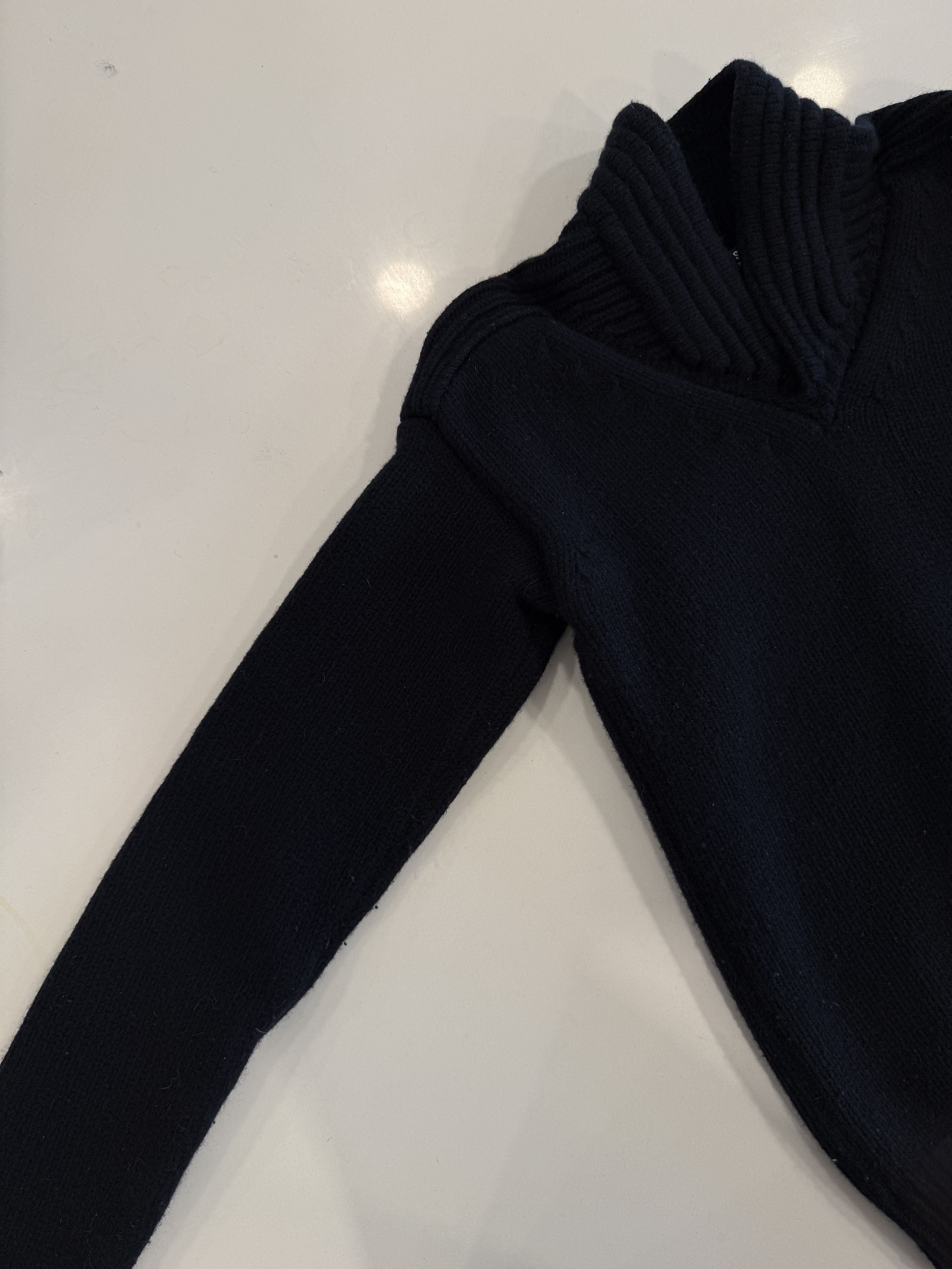 Raf Simons RAF SIMONS FW 06 RUNWAY STAND UP COLLAR JUMPER Size US S / EU 44-46 / 1 - 3 Thumbnail