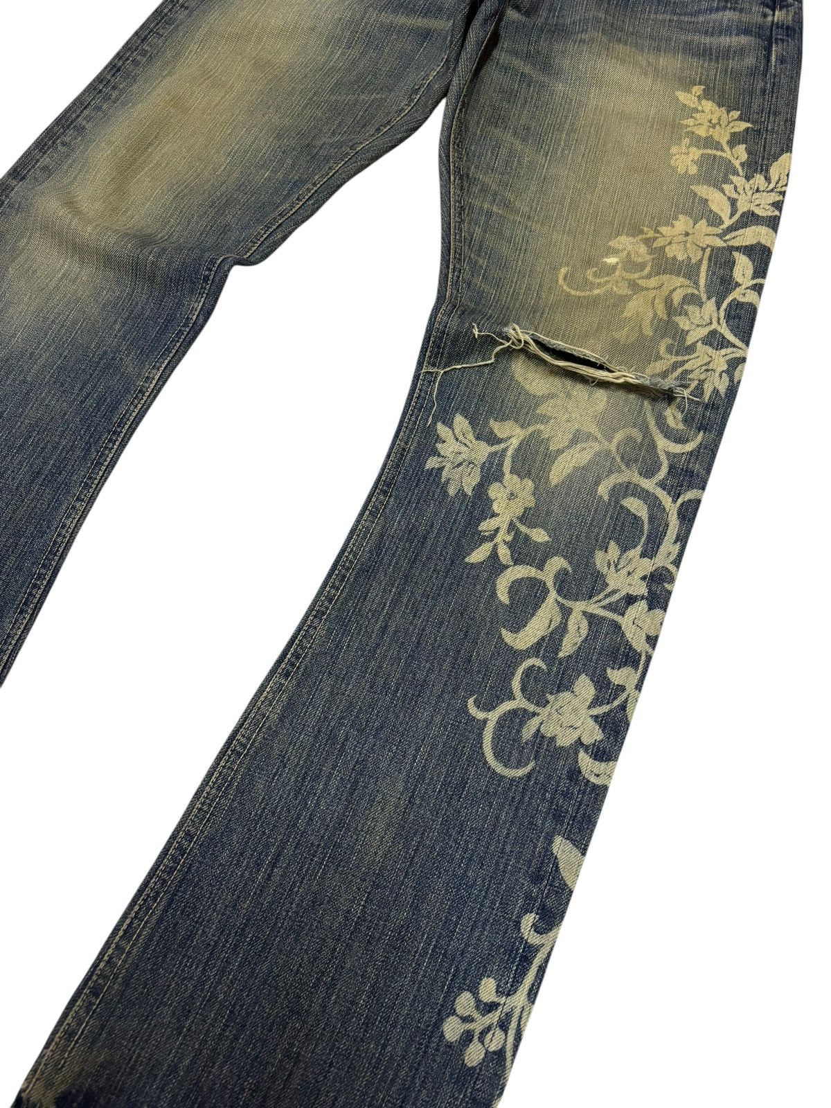 Junya Watanabe Quadro+Phenia Mud Washed Distressed Jeans Size US 30 / EU 46 - 4 Thumbnail