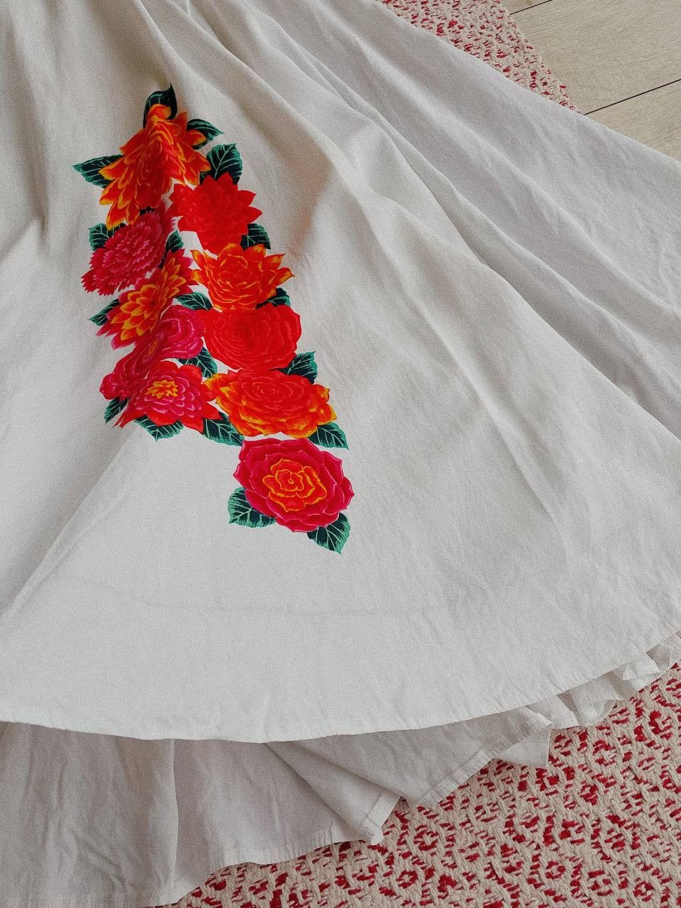 Yohji Yamamoto Yohji Yamamoto 1987 Skirt SS87 Floral Cupro Archive Japan Size 24" / US 00 / IT 34 - 9 Thumbnail