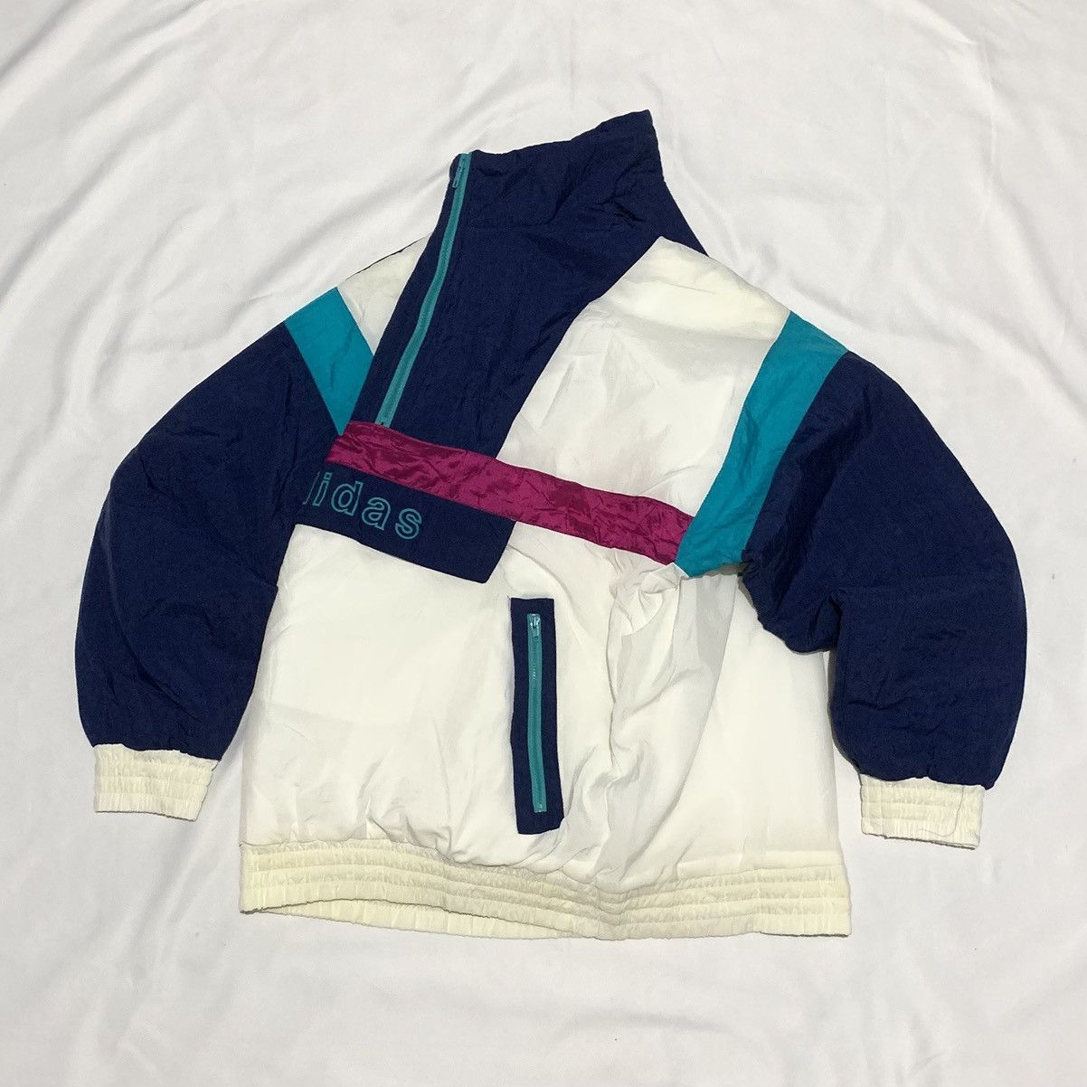 Adidas × Vintage 90'S Adidas Nylon Paded Jacket Size US M / EU 48-50 / 2 - 4 Thumbnail