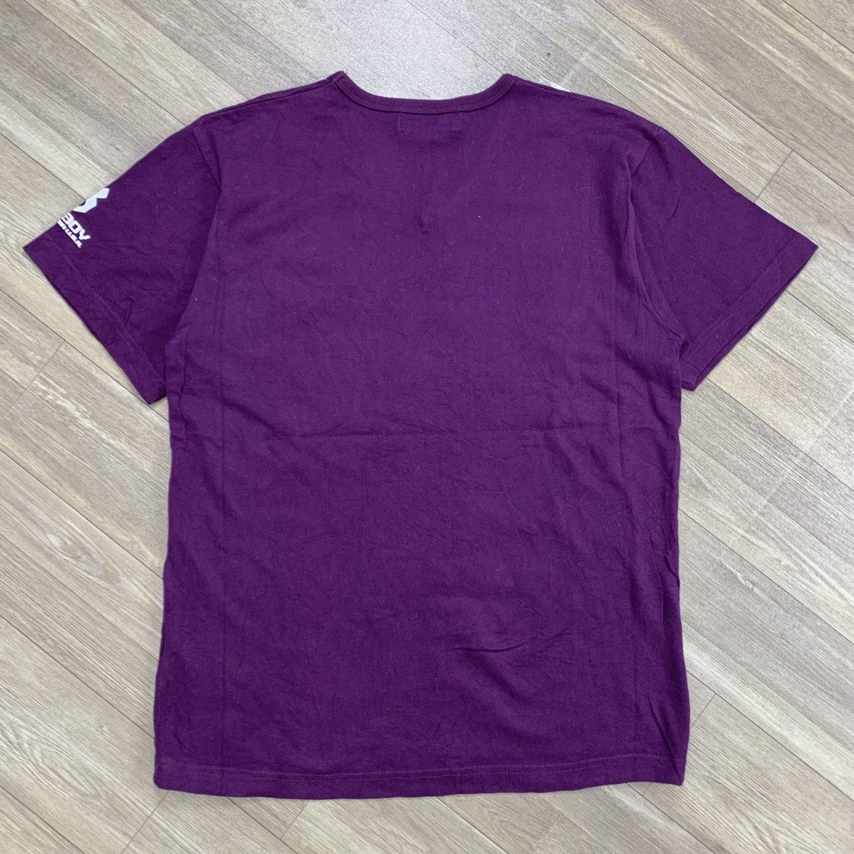 14th Addiction × If Six Was Nine × Japanese Brand Bad Boy Poem Y2K Style V Neck Tshirt Size US L / EU 52-54 / 3 - 8 Thumbnail