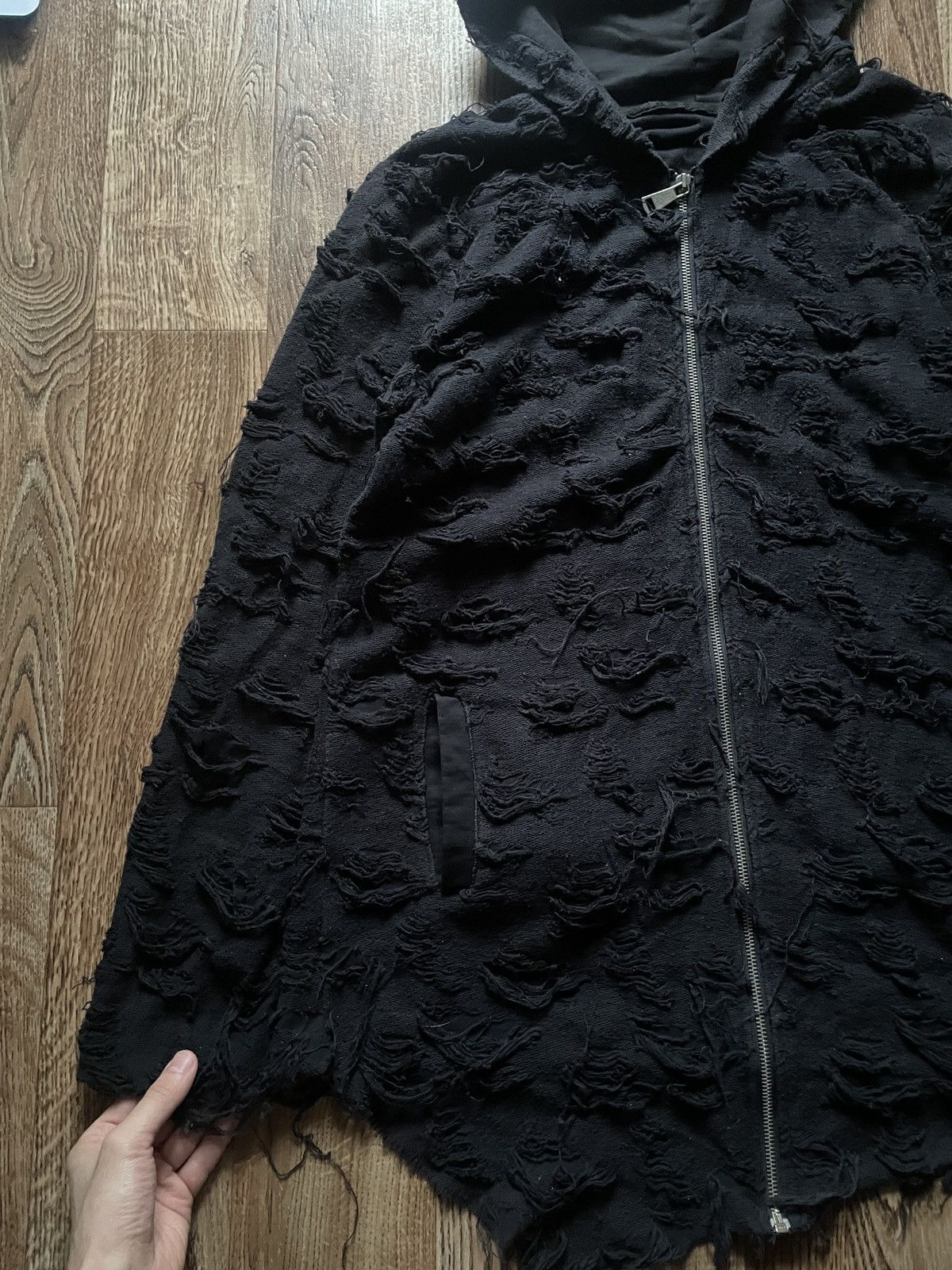 20471120 00s Japan Full Zip Hoodie Avantgarde Style Rick Owens Y2K Size US M / EU 48-50 / 2 - 3 Thumbnail