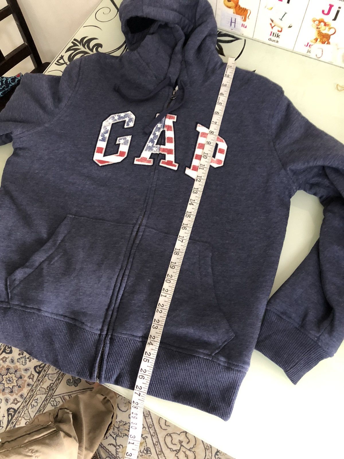 Gap Gap USA Flag Inner Fleece Sweater Hoodie Size US M / EU 48-50 / 2 - 16 Thumbnail