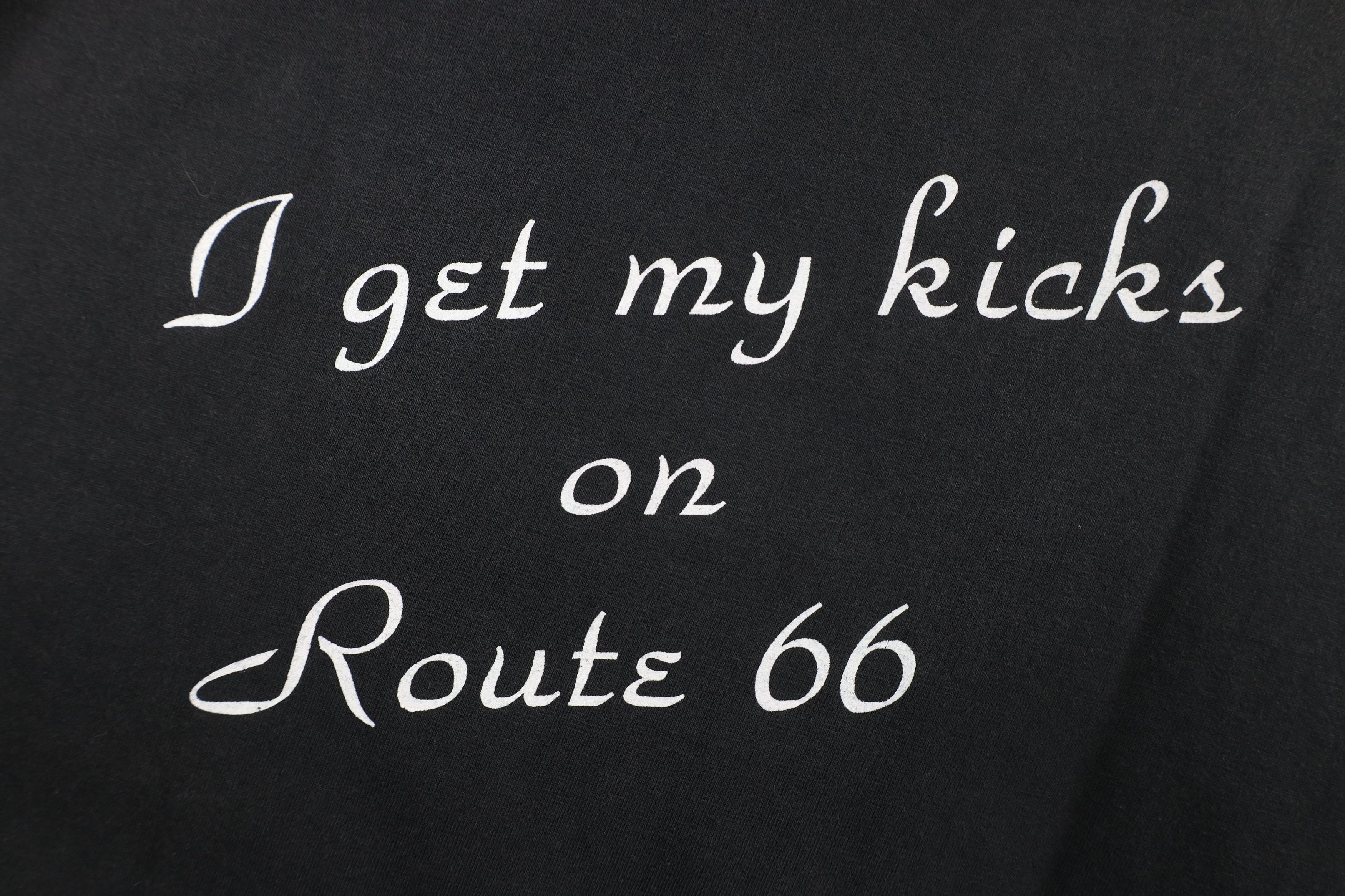 Vintage Vintage 90s Streetwear Spell Historic Route 66 T-Shirt Black Size US L / EU 52-54 / 3 - 10 Thumbnail