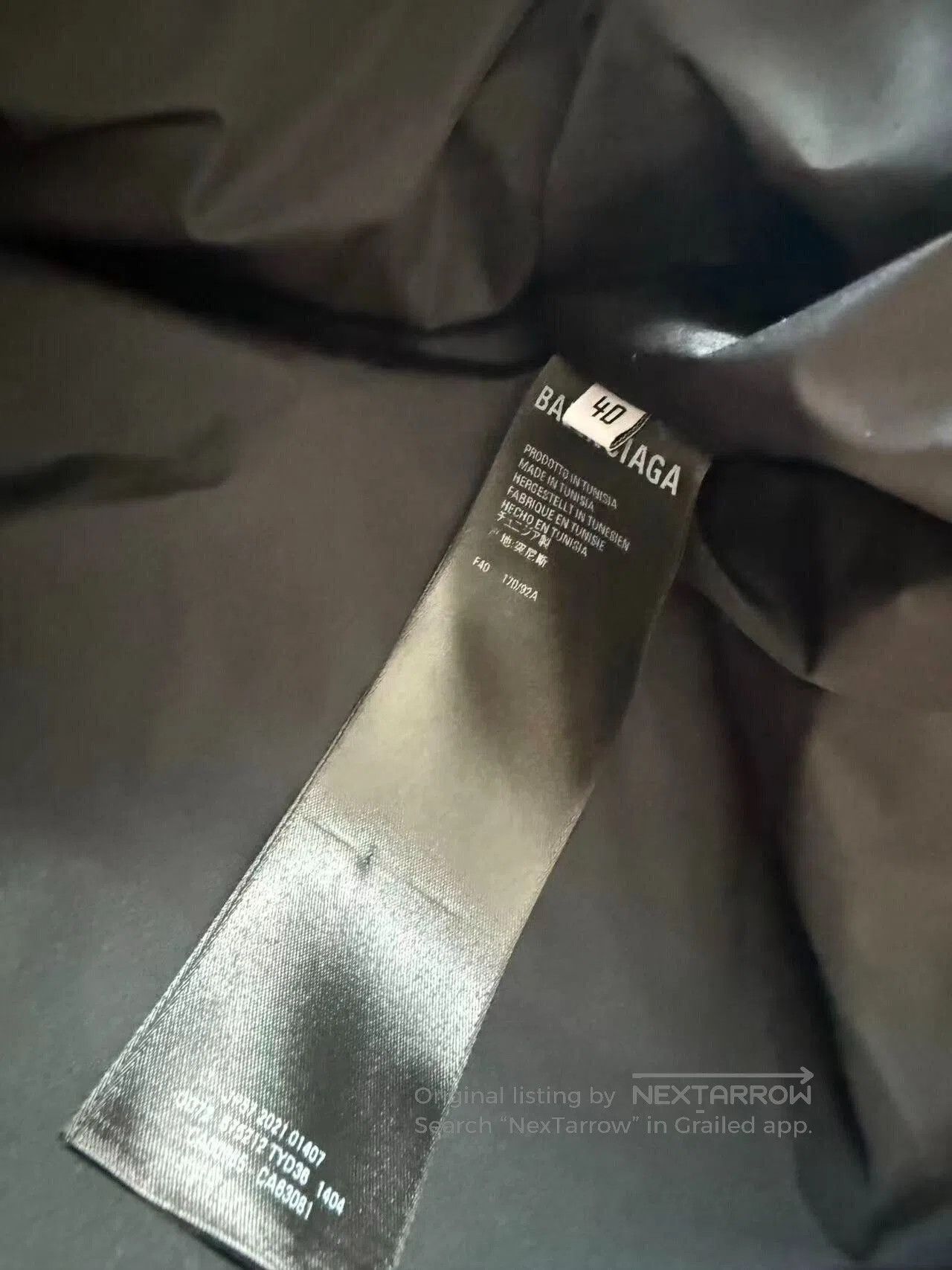 Balenciaga balenciaga gray oversized double logo puffer jacket. Size US L / EU 52-54 / 3 - 4 Thumbnail