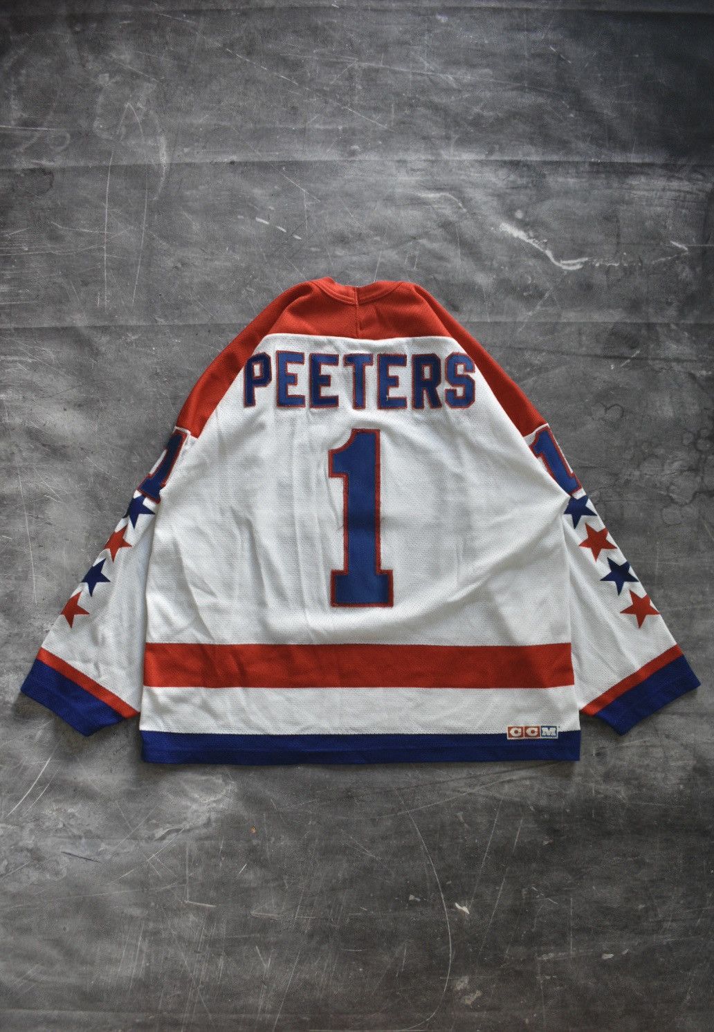 Ccm × Vintage Vintage 90s Washington Capitals Pete Peeters CCM Jersey (L) Size US L / EU 52-54 / 3 - 1 Thumbnail