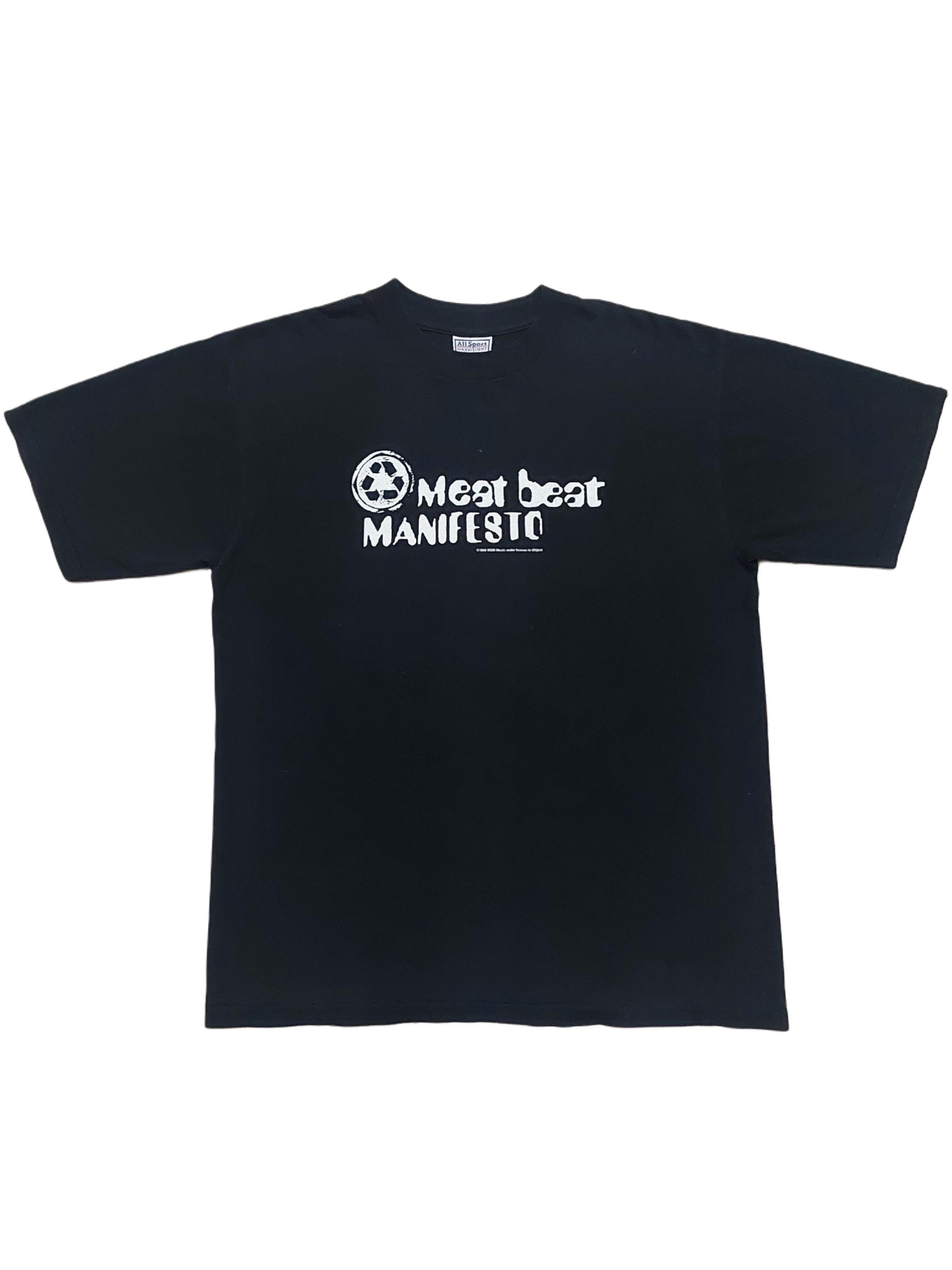 Band Tees Vintage 1998 Meat Beat Manifesto 'Actual Sounds Voices' Size US L / EU 52-54 / 3 - 1 Thumbnail