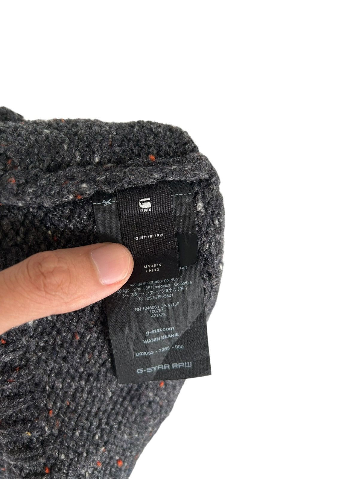 G-Star × Japanese Brand G Star Raw Denim Beanie Hats Size ONE SIZE - 5 Thumbnail