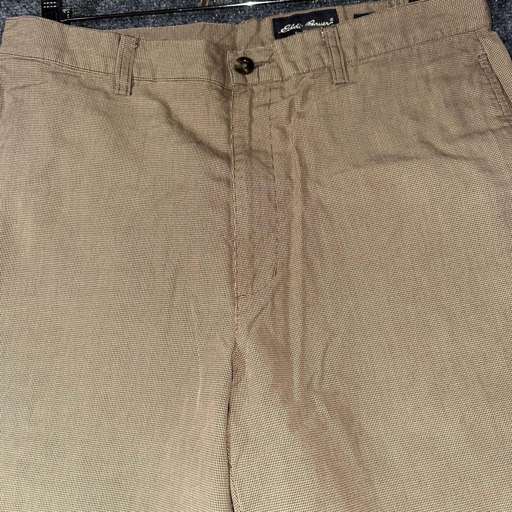 Eddie Bauer Eddie Bauer Brown Cotton Relaxed Fit Straight Leg Pants Mens 34 Pockets Size US 34 / EU 50 - 3 Thumbnail