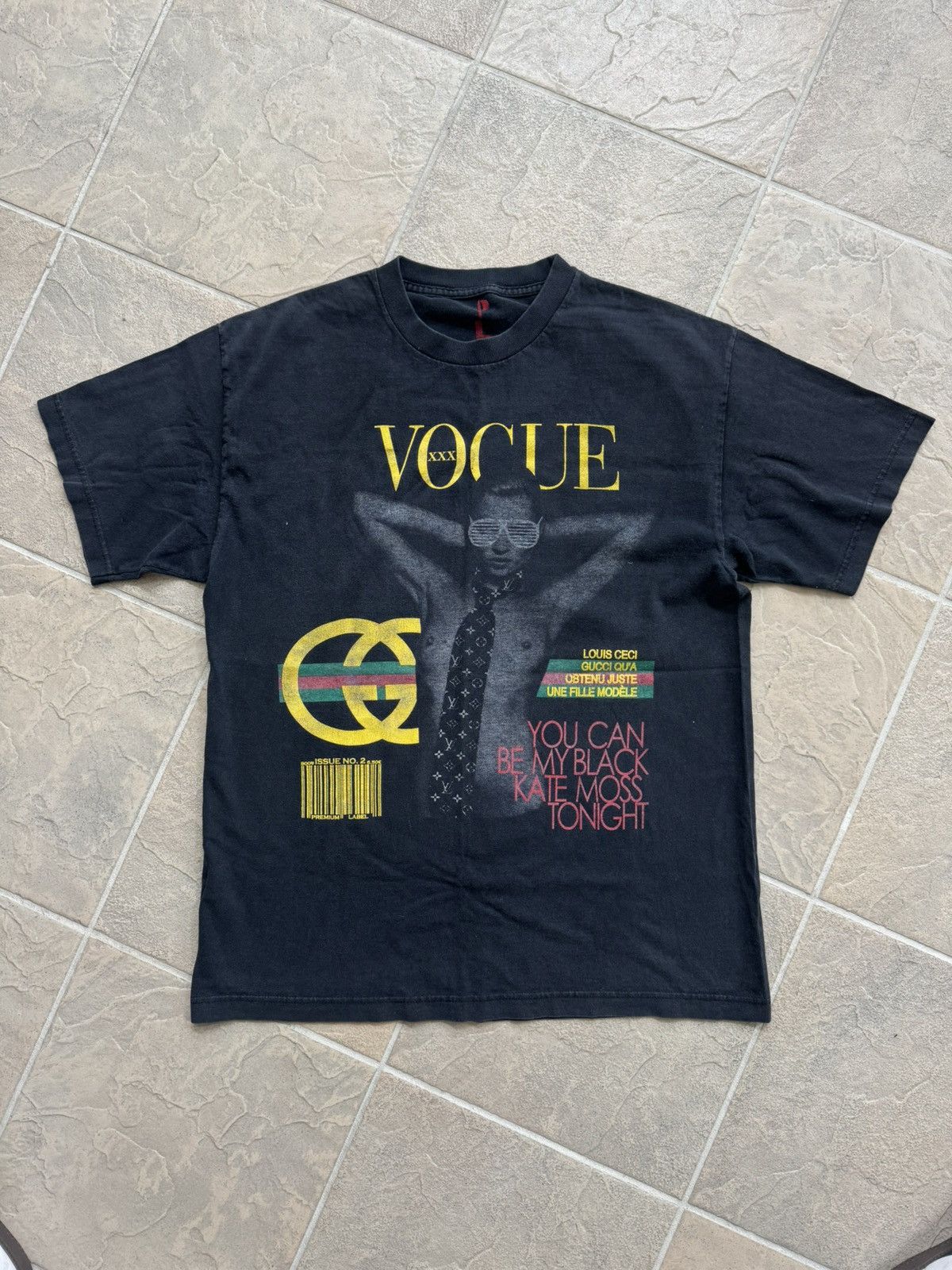 Other Very Rare Vintage Kate Moss Kanye West Vogue Gucci XXX Tee Size US L / EU 52-54 / 3 - 1 Thumbnail