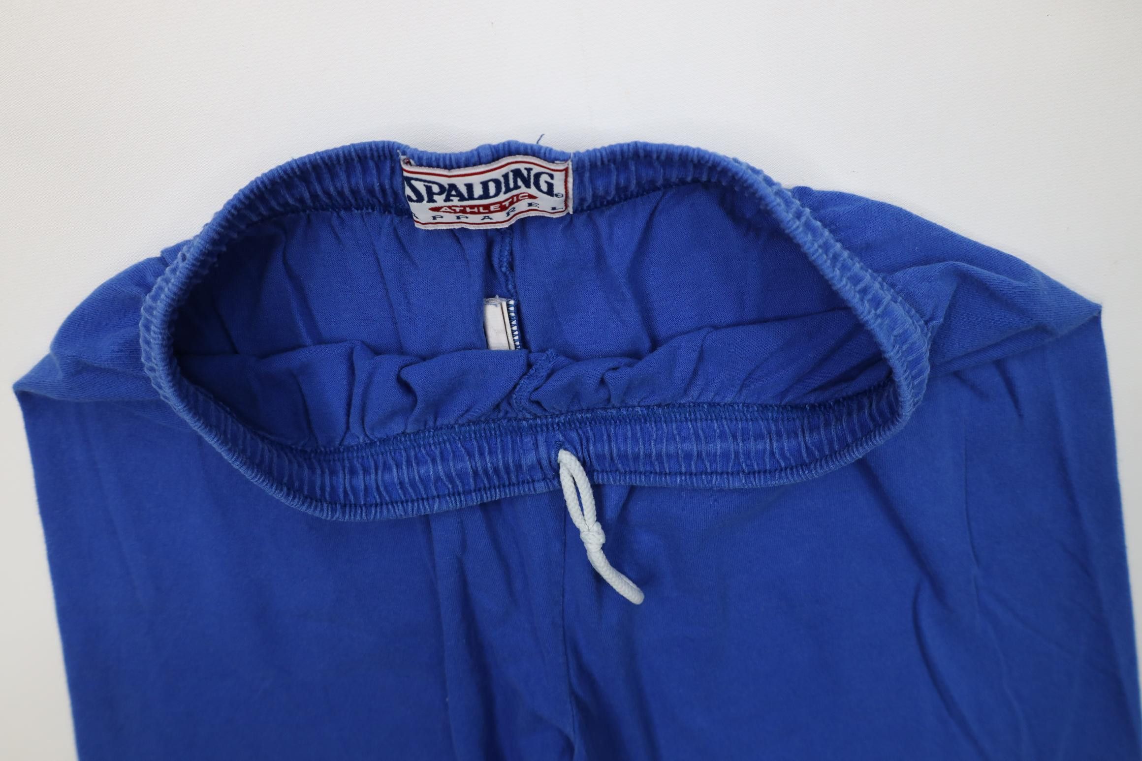 Vintage Vintage 90s Spalding Basketball Spell Above Knee Shorts Blue Size US 30 / EU 46 - 6 Thumbnail