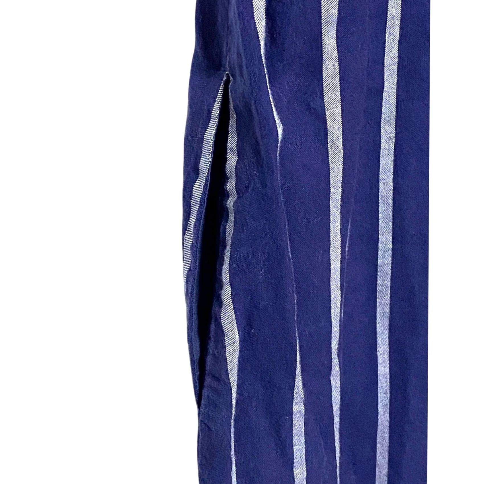 Tommy Bahama Tommy Bahama Dress Navy Nautical Striped Shift Womens S Resort Coastal Vacation Cruise Beach Casual Travel Pockets V-Neck Lis Size S / US 4 / IT 40 - 4 Thumbnail