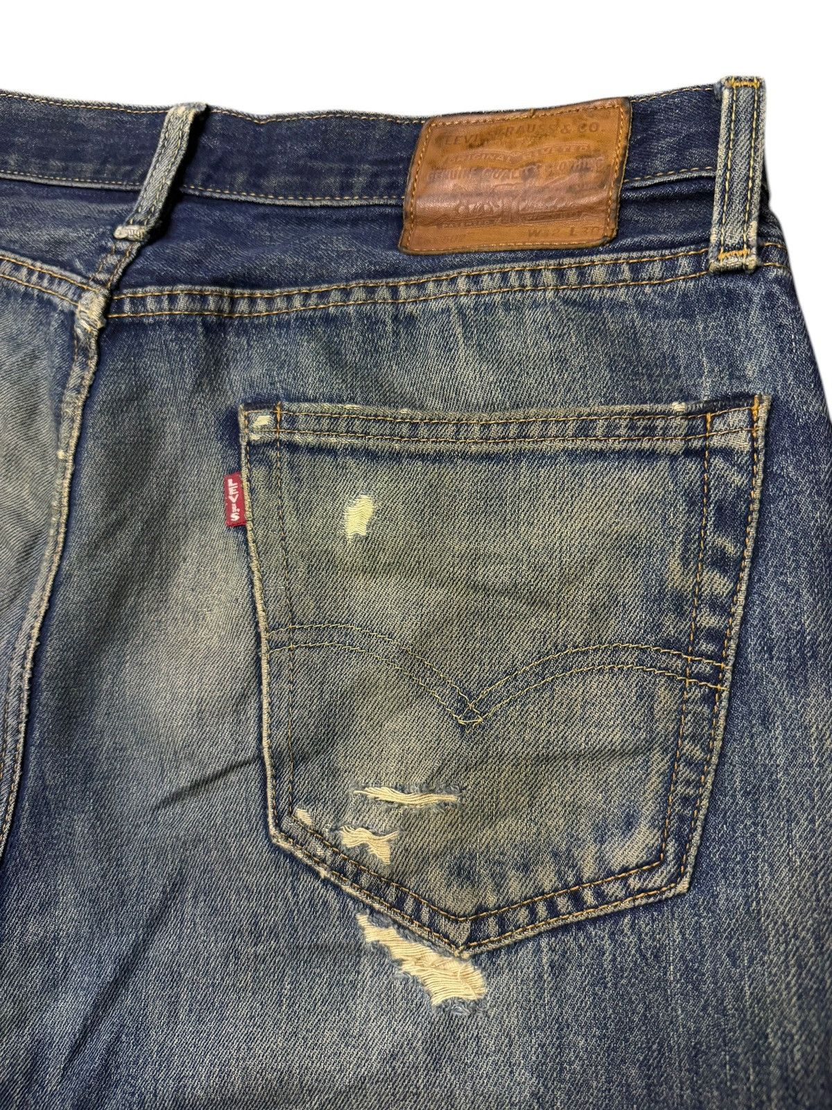 Levi's Vintage Levi’s 502 Premium Big E Denim Jeans | W33 Size US 33 - 13 Thumbnail