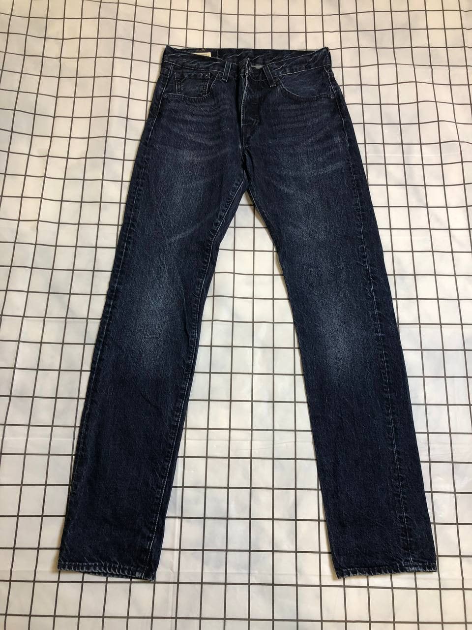 Levi's Levi Strauss 501 Mens Dark Blue Denim Casual Size US 29 - 1 Thumbnail