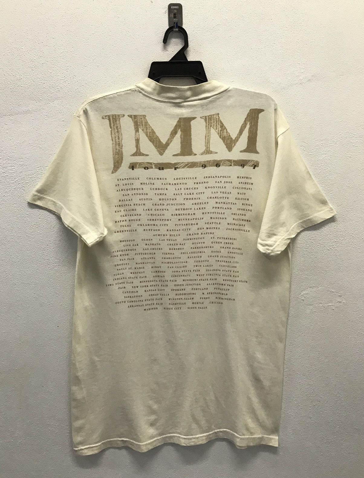 Band Tees × Tultex × Vintage Vintage Tultex John Michael Montgomery Tour 96-97 Shirt Size US L / EU 52-54 / 3 - 2 Thumbnail
