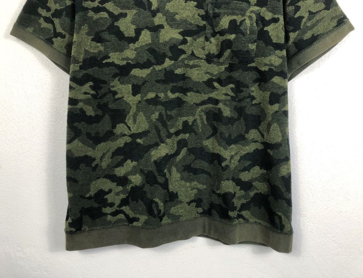 Japanese Brand × URBAN RESEARCH DOORS Rare Urban Research Doors Camo Fleece Tee Size US M / EU 48-50 / 2 - 4 Thumbnail