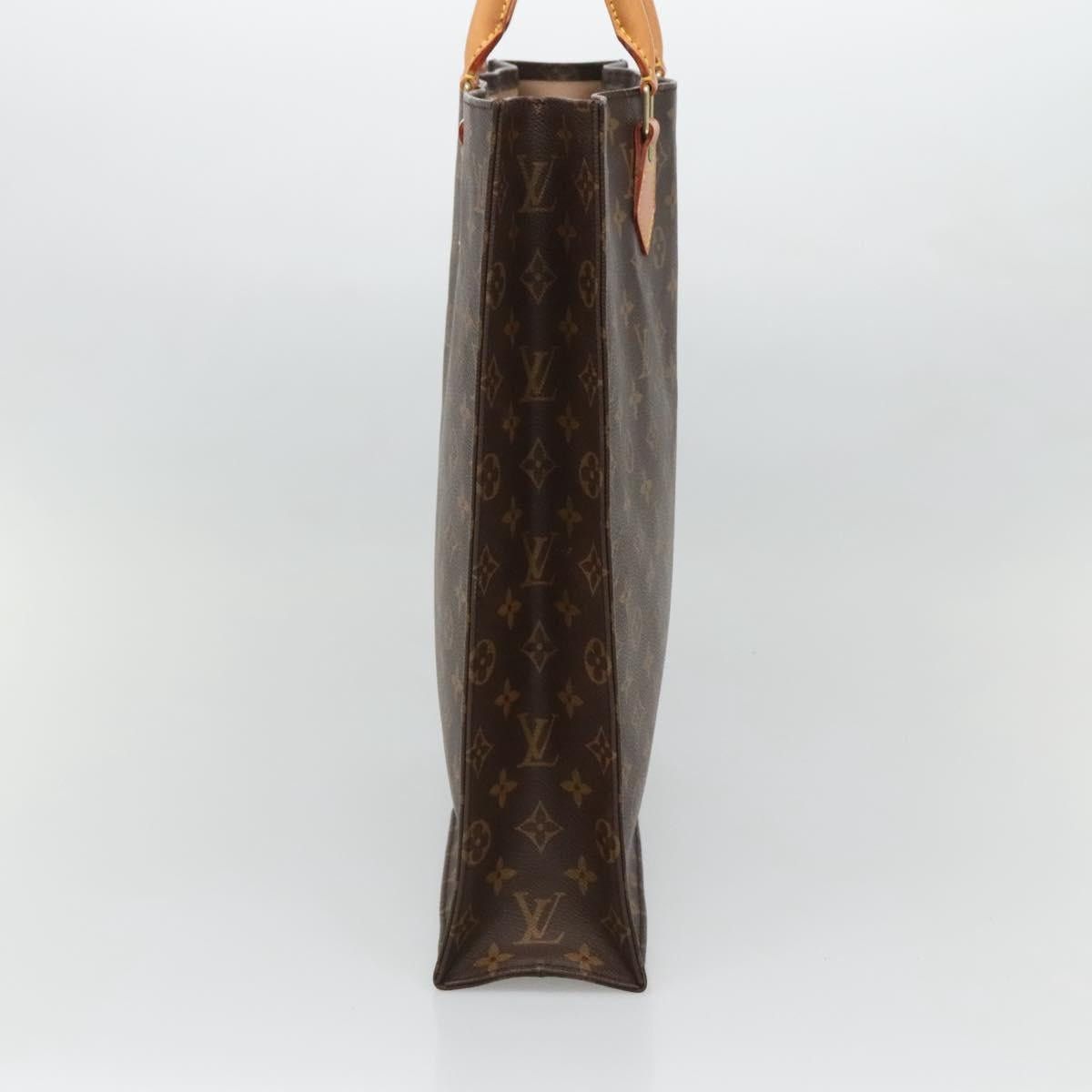 Louis Vuitton LOUIS VUITTON Monogram Sac Plat Hand Bag M51140 Size ONE SIZE - 3 Thumbnail