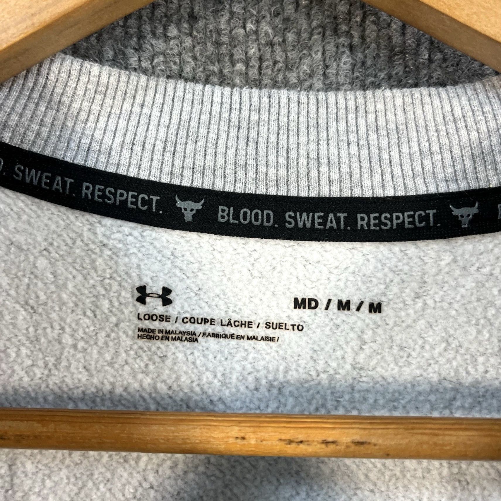 Under Armour Under Armour Project Rock Sweatshirt Womens M Gray Pullover Activewear Small? Size M / US 6-8 / IT 42-44 - 6 Thumbnail