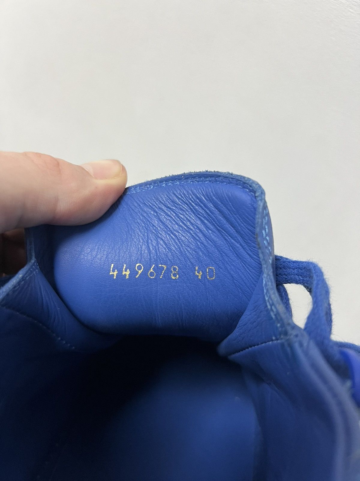 Balenciaga Balenciaga Arena Blue/White Leather High Tops Size 7 40 Size US 7 / EU 40 - 6 Thumbnail