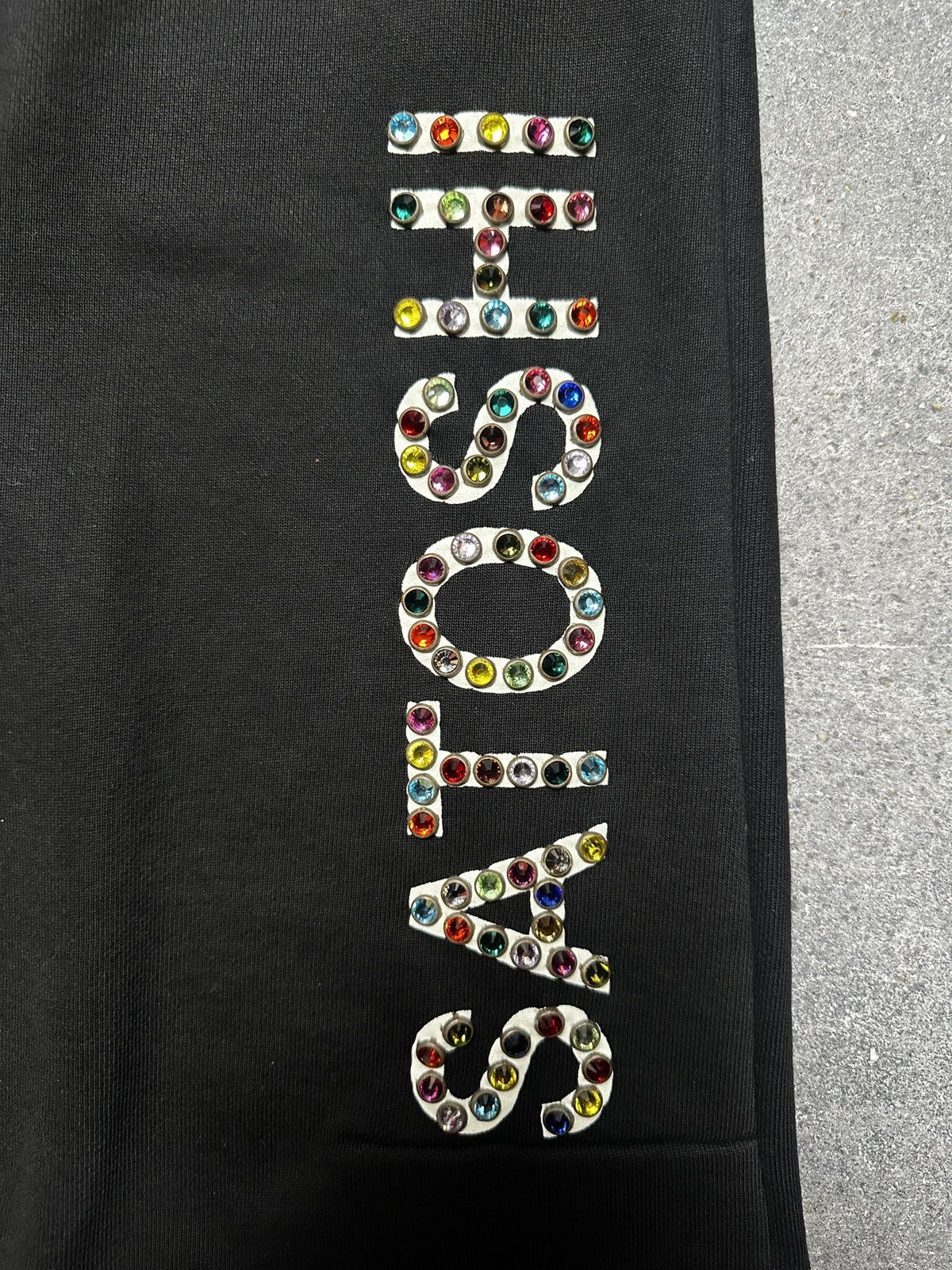 Satoshi Nakamoto Satoshi Nakamoto Double Layer Studded Sweatpant Black Size M Size US 34 / EU 50 - 2 Thumbnail