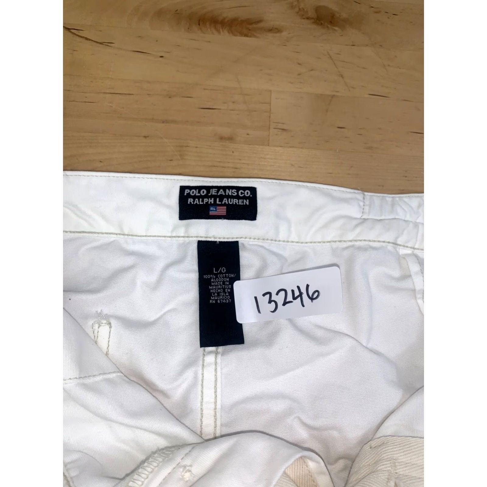 Polo Ralph Lauren Polo Ralph Lauren Polo Jeans 67 Shorts Men L White Cotton Casual Button Drawstring 13246 Size US L / EU 52-54 / 3 - 2 Thumbnail