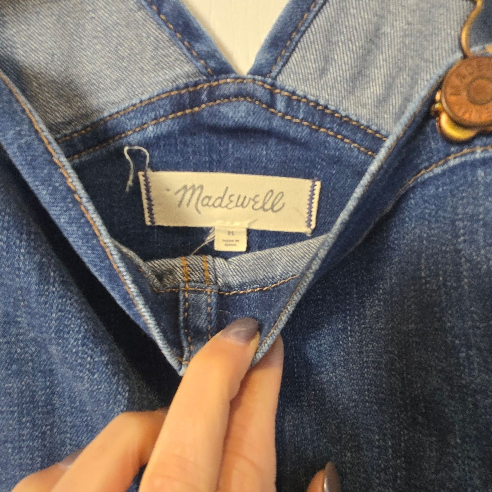 Madewell Madewell Roadtripper Overalls in Brodie Wash sz M Size 28" / US 6 / IT 42 - 4 Thumbnail