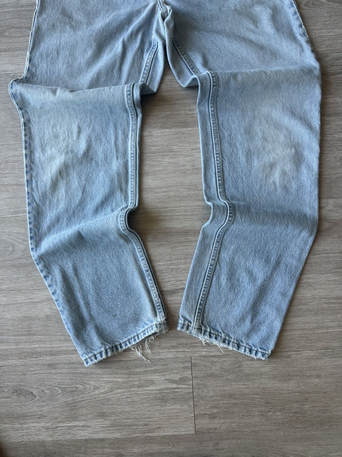 Levi's Vintage Clothing Vintage Levi’s 468 Relaxed Fit 32x34 Y2K Light Wash Red Tab Size US 32 / EU 48 - 2 Thumbnail