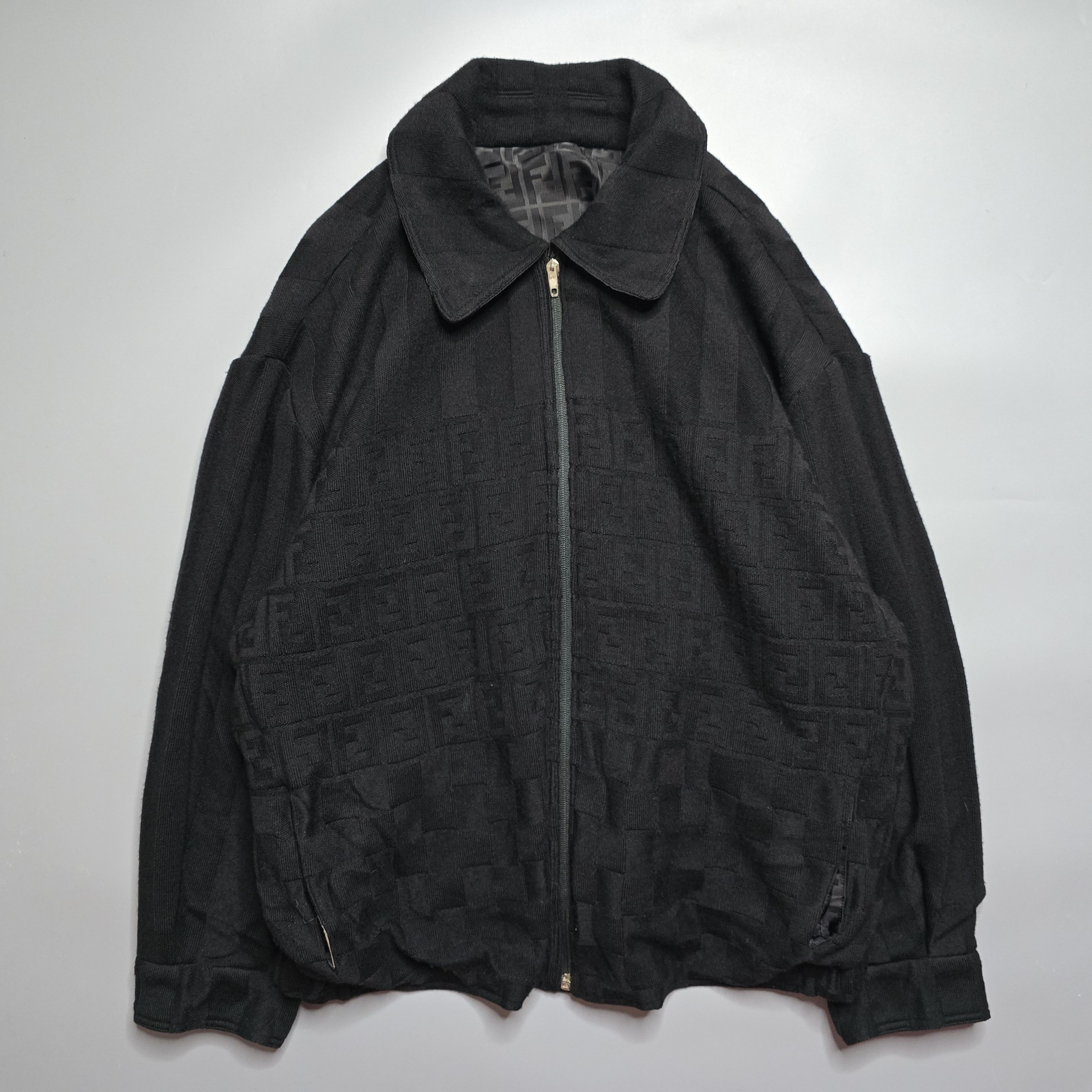 Fendi Fendi - Zucca Wool Reversible Jacket Size US L / EU 52-54 / 3 - 2 Thumbnail