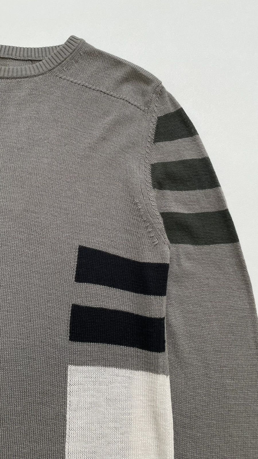 Rick Owens S/S 20 ‘Tecuatl’ Panelled Wool Sweater Size US M / EU 48-50 / 2 - 6 Thumbnail