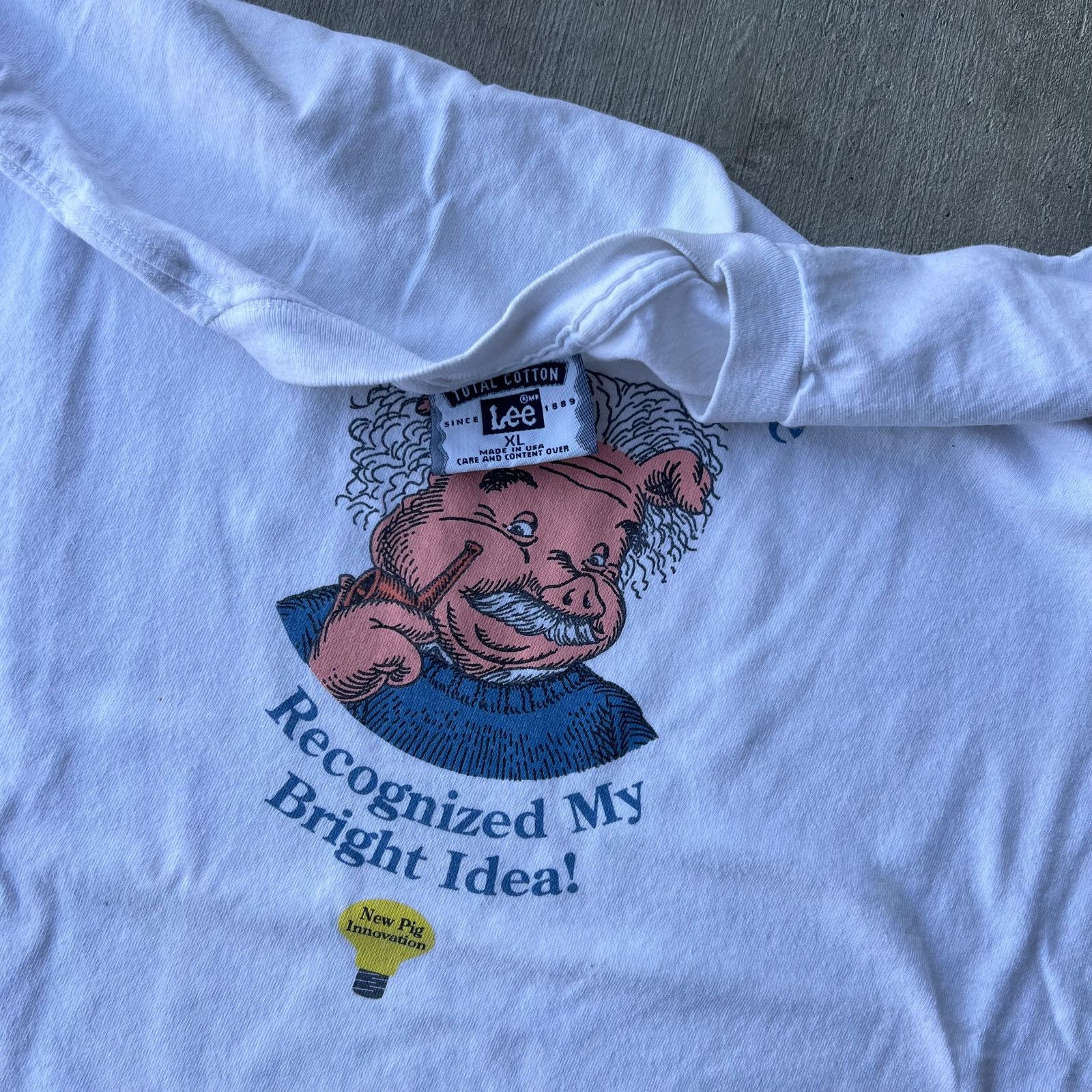 Vintage Vintage y2k Albert einswine Einstein parody graphic t shirt Size US XL / EU 56 / 4 - 2 Thumbnail