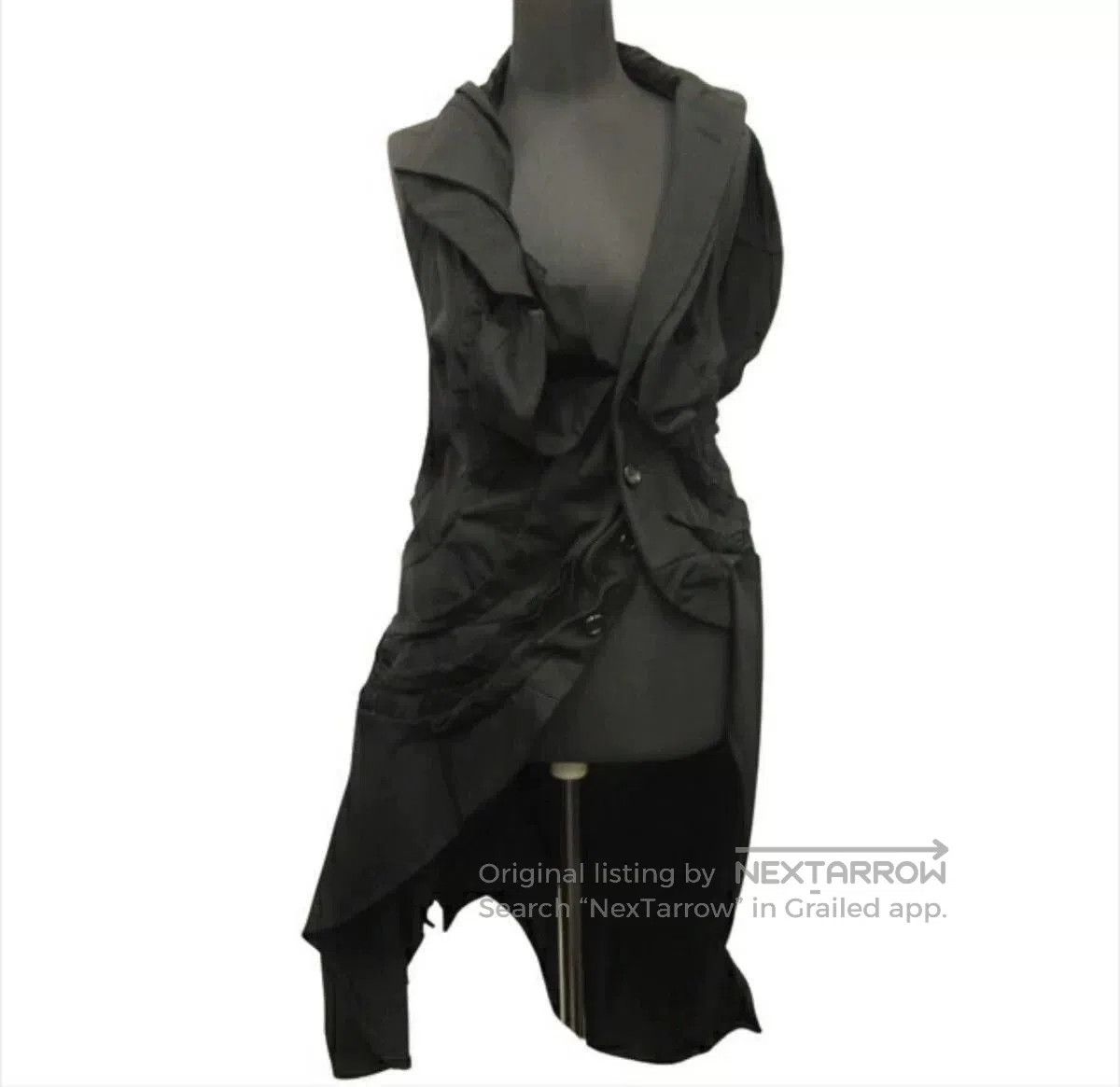 Comme des Garcons COMME des GARCONS Black Vest & Shirt. Size US S / EU 44-46 / 1 - 3 Thumbnail