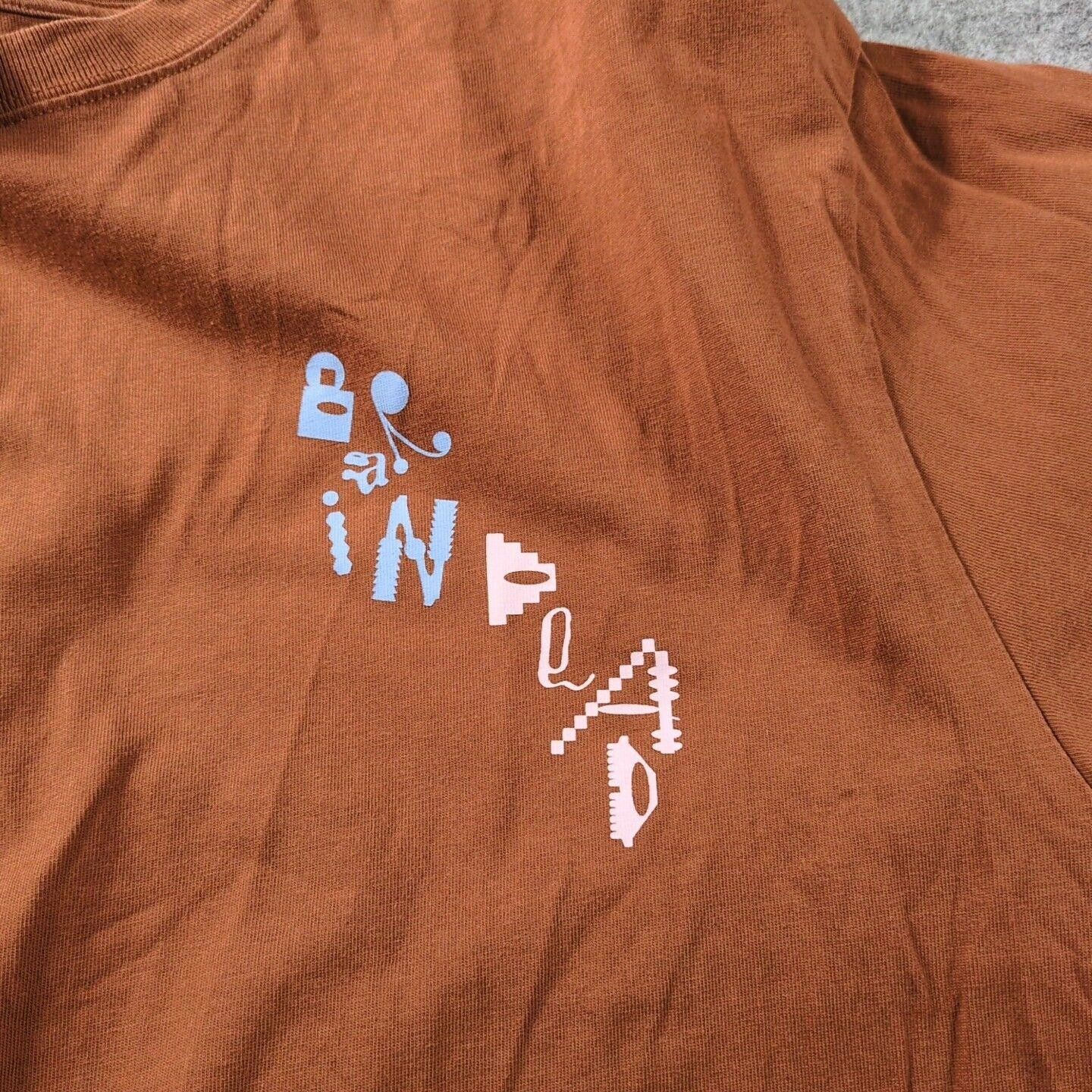 Brain Dead Brain Dead M Graphic T-Shirt Dark Orange SS Logo Streetwear Size US M / EU 48-50 / 2 - 4 Thumbnail