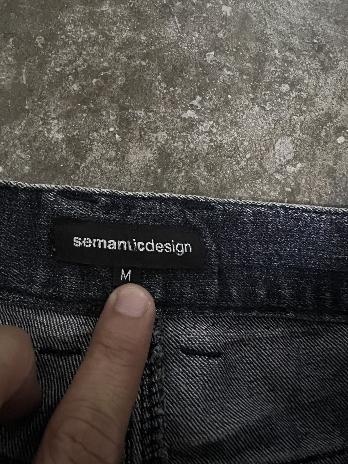Japanese Brand 💥Semantic Design Distressed Jean Size US 30 / EU 46 - 10 Thumbnail