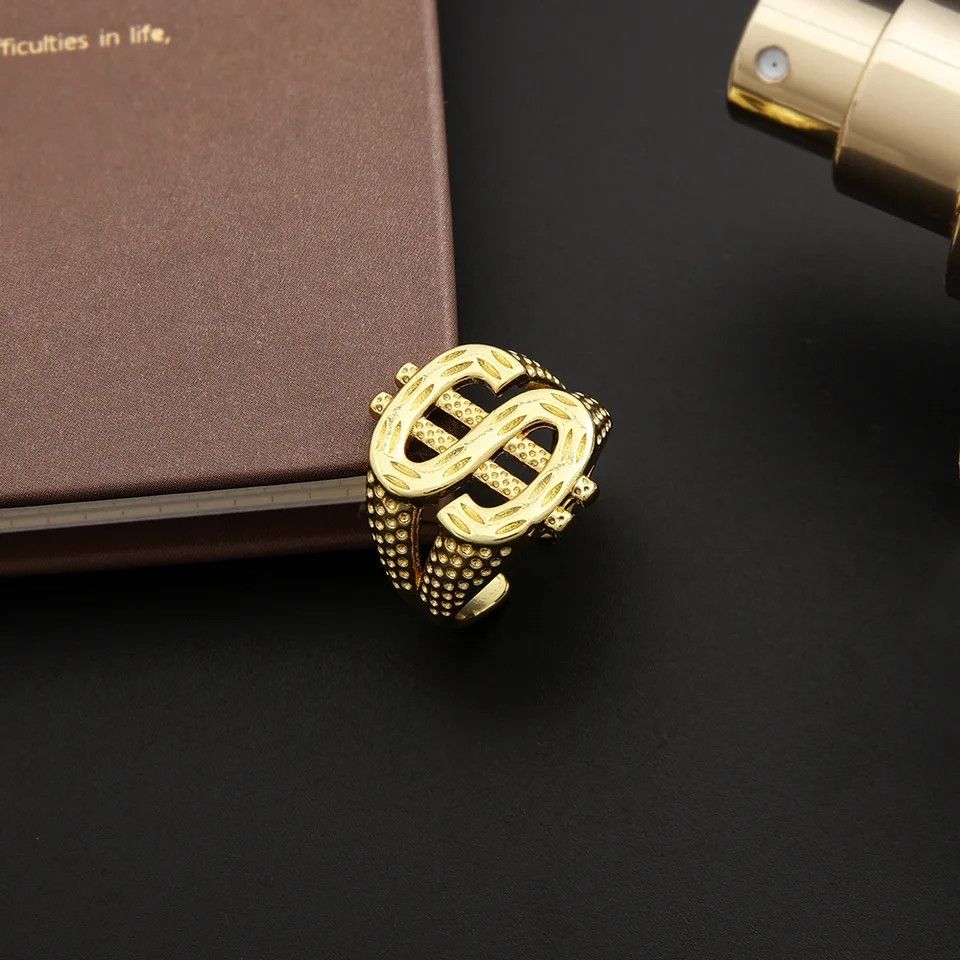 Other Dollar Sing Ring Resizable Size ONE SIZE - 2 Thumbnail