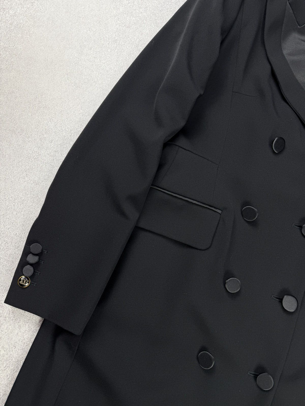Max Mara Max Mara Women’s Black Selvi Wool Blazer Dress Size M / US 6-8 / IT 42-44 - 5 Thumbnail