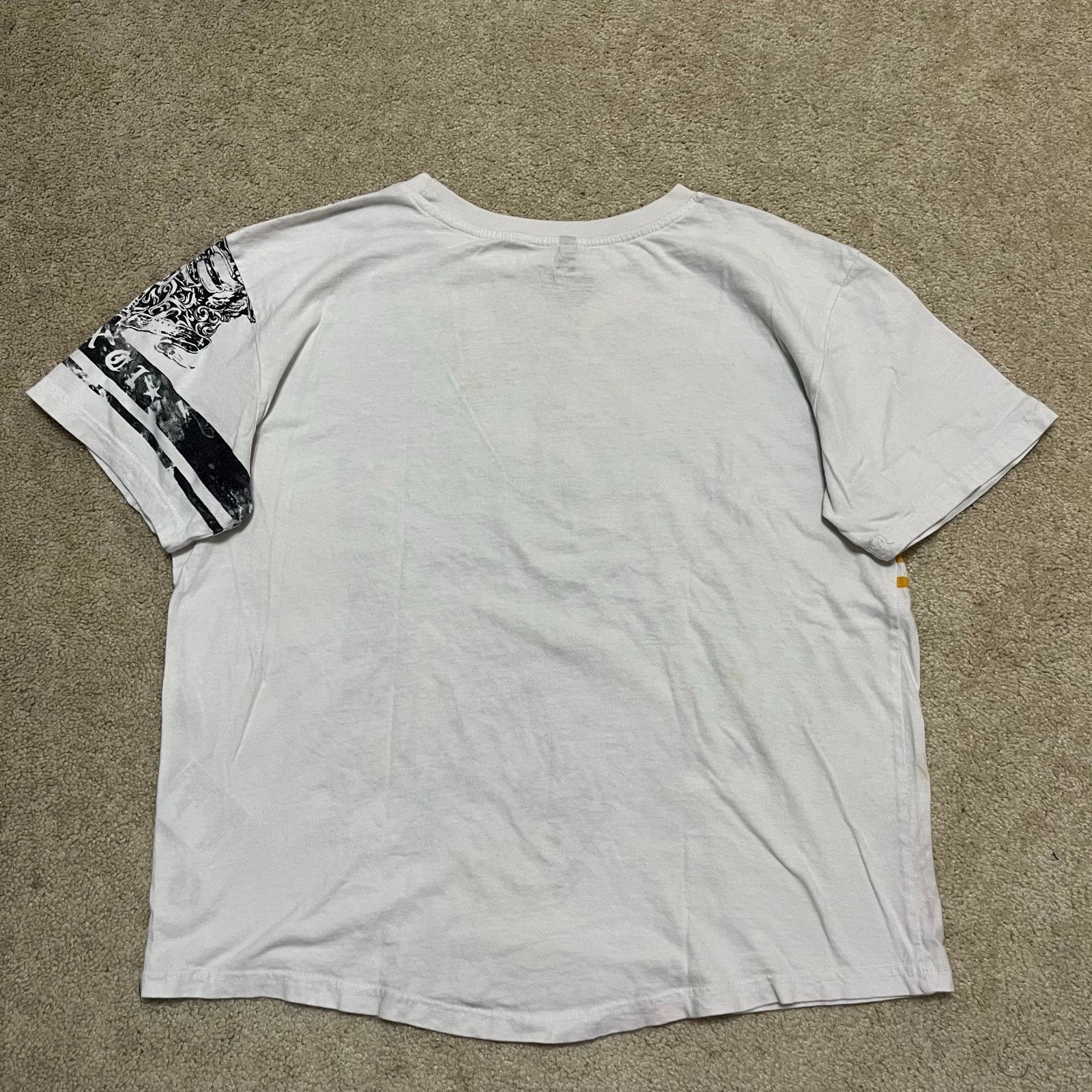 Southpole Southpole Y2K Skater Grunge Skull All Over White Shirt Large Size US L / EU 52-54 / 3 - 2 Thumbnail