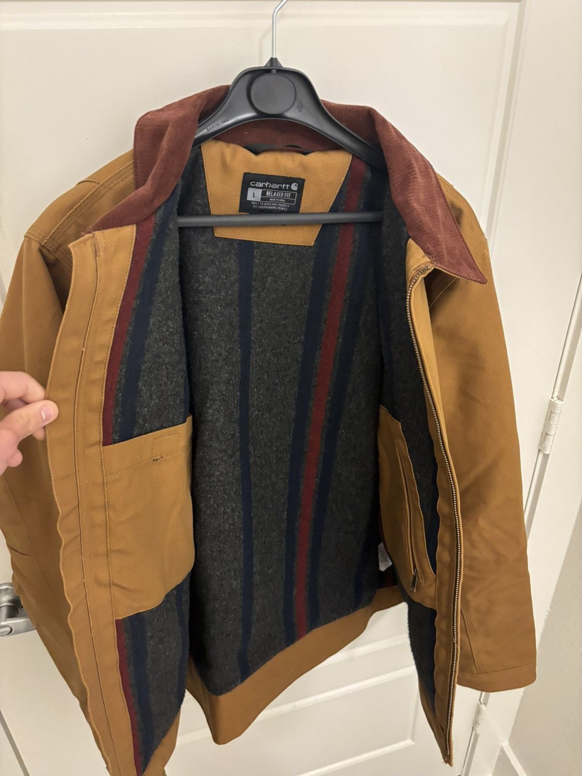 Sunfaded Carhartt M65 Jacket Mossy Oak Lined