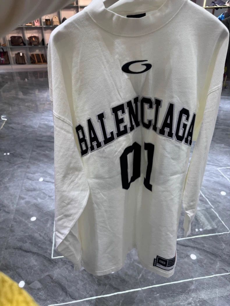long balenciaga oversize shirt sleeve トップス