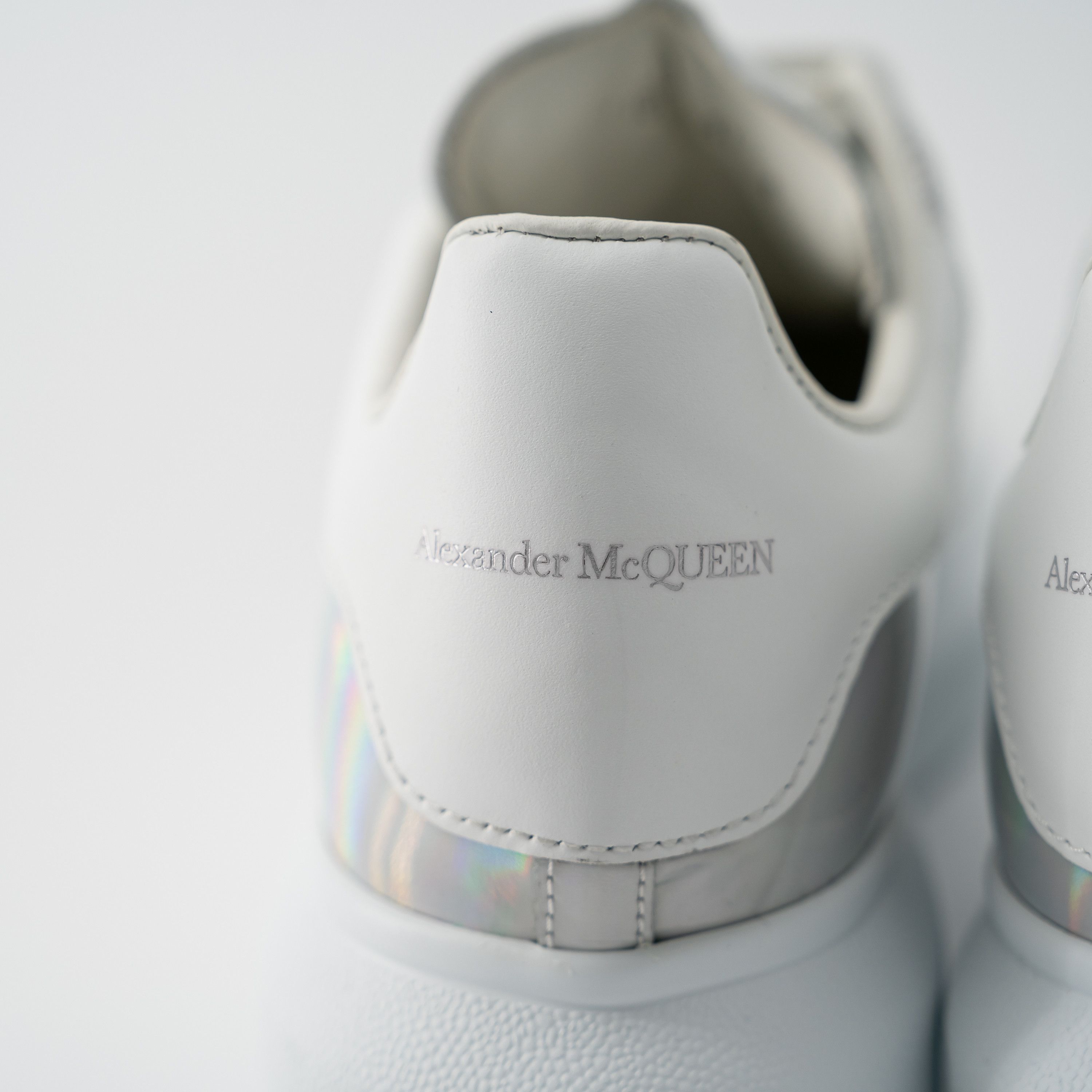 Alexander McQueen 11 - Alexander McQueen Oversized Sneakers White Iridescent Size US 11 / IT 41 - 6 Thumbnail