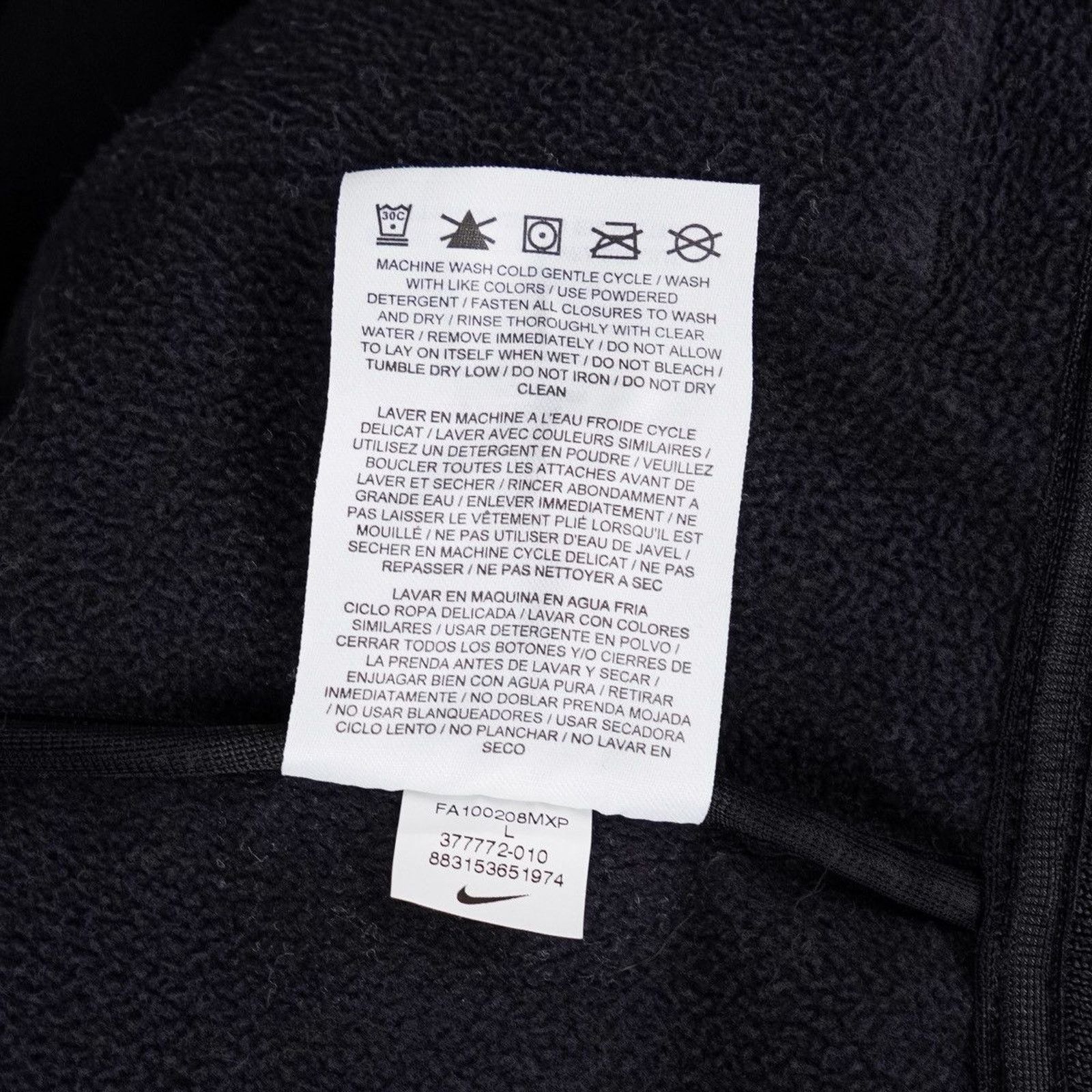 Nike ACG Nike ACG Black Softshell Tech Windproof Hooded Zip Jacket Size US L / EU 52-54 / 3 - 13 Thumbnail