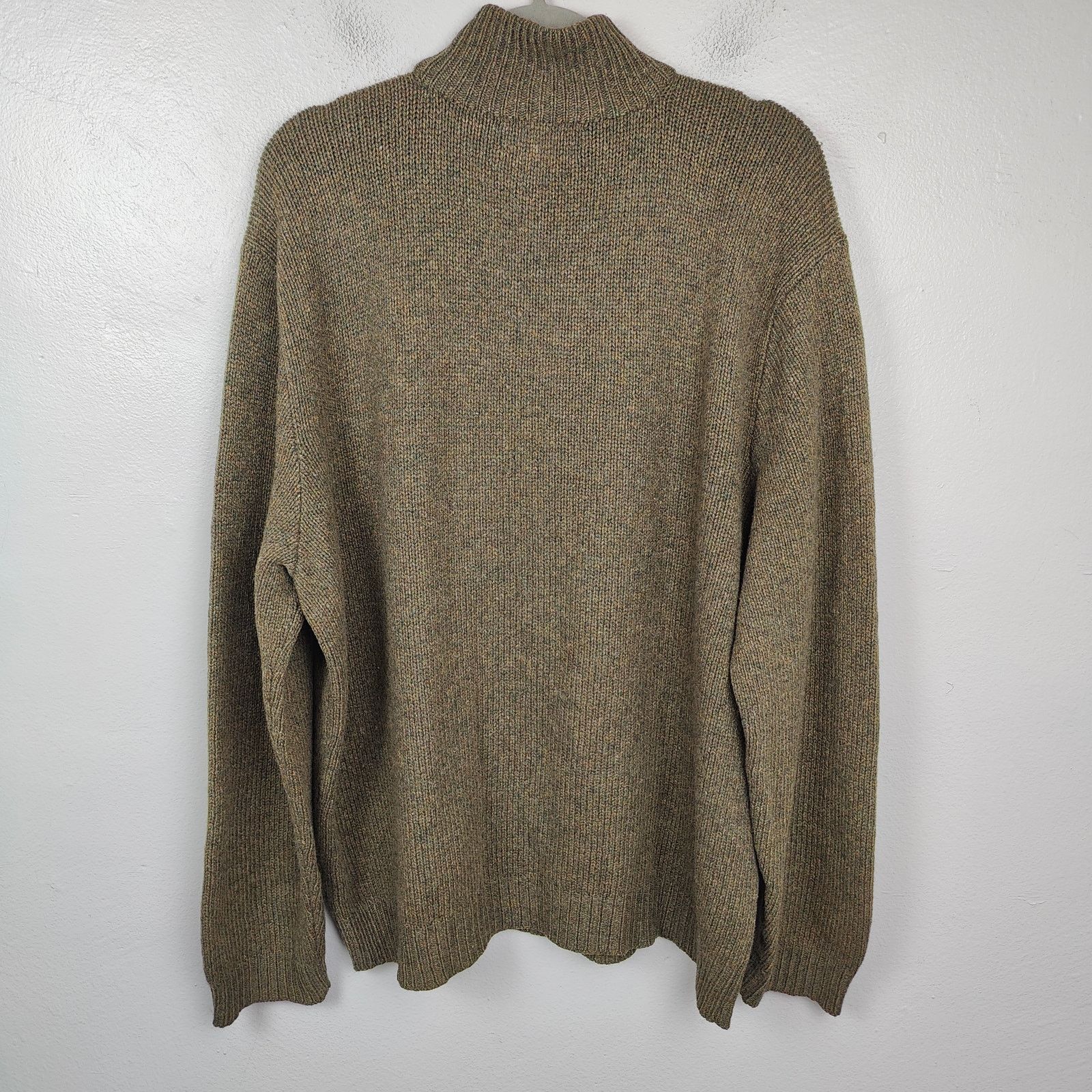 Polo Ralph Lauren Vintage Polo Ralph Lauren 1/4 Zip Sweater XXL Green Brown Size US XXL / EU 58 / 5 - 5 Thumbnail