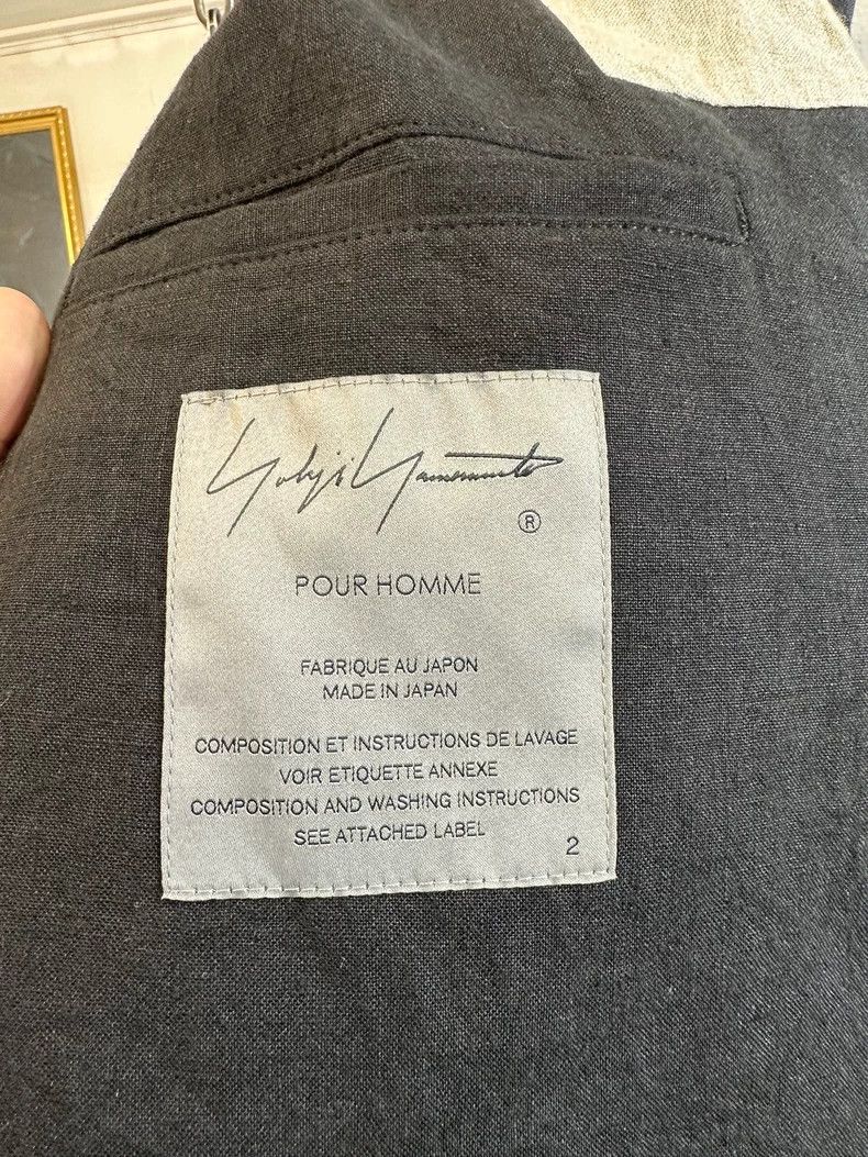 Yohji Yamamoto yohji yamamoto size 2 22 SS Linen Suit 2502-Nextarrow Size 36S - 6 Thumbnail