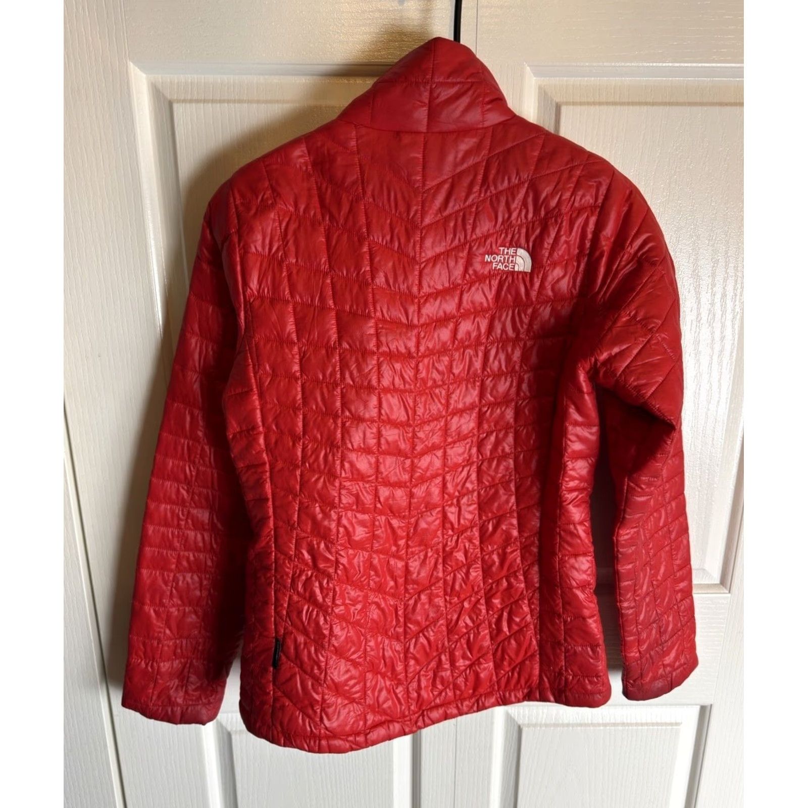 The North Face The North Face ThermoBall Eco Jacket Womens Small Red Quilted Puffer - READ Size S / US 4 / IT 40 - 3 Thumbnail