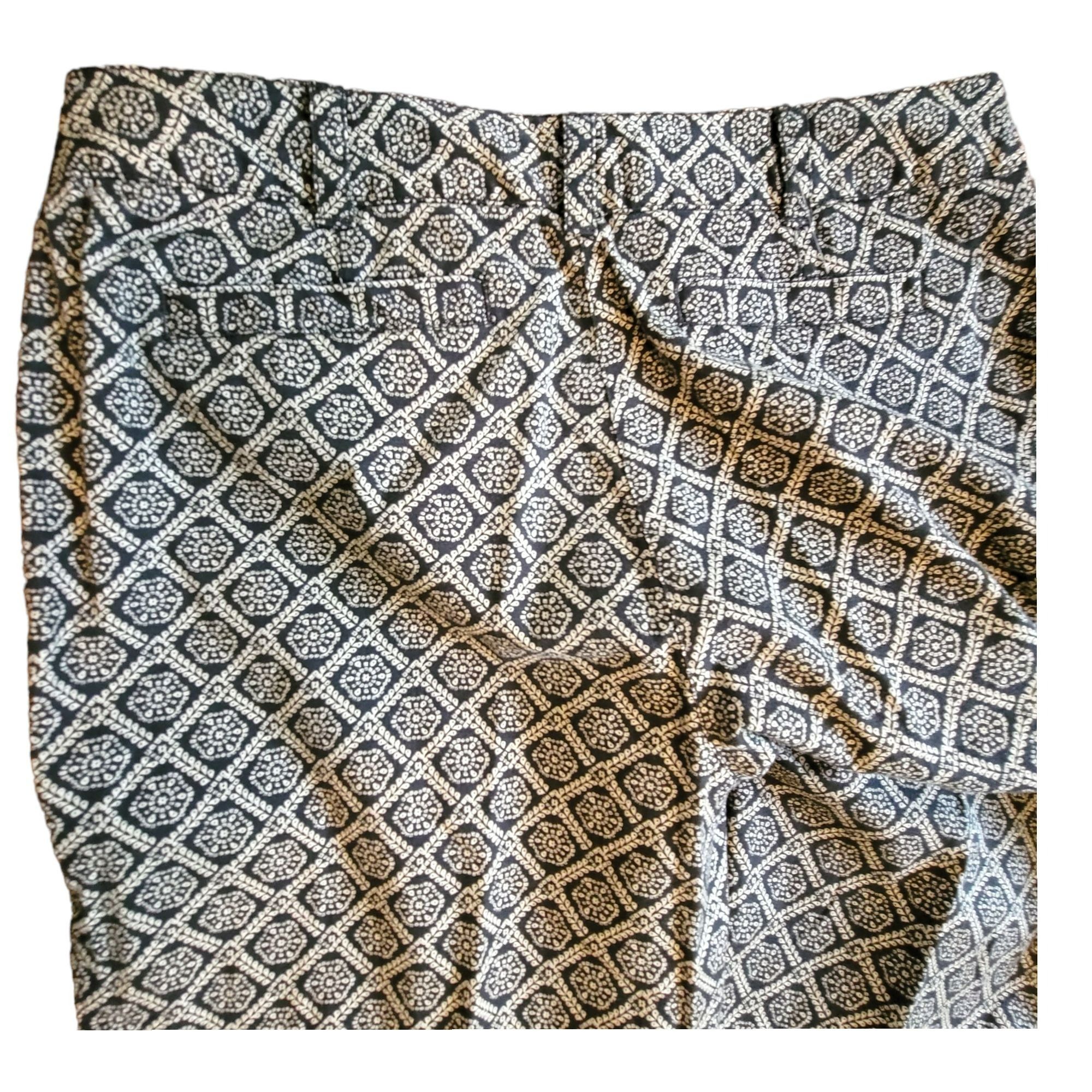 Tommy Bahama Tommy Bahamas Pants Black Tan Geometric Pattern Flat Front W Size 28" / US 6 / IT 42 - 4 Thumbnail