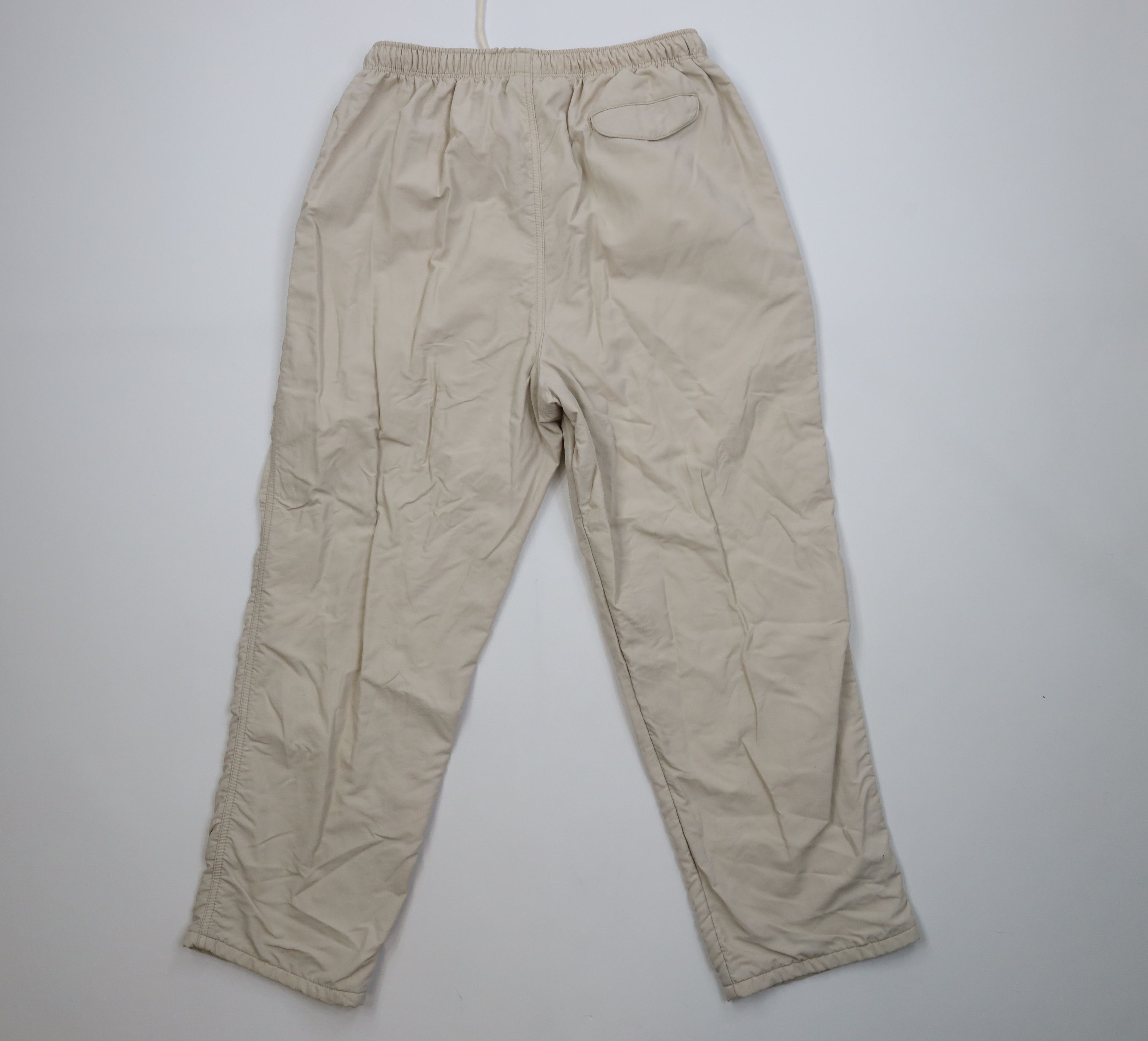 Lands' End Vintage 90s Lands End Lined Windbreaker Pants Beige USA Size 38" / US 16 / IT 52 - 13 Thumbnail