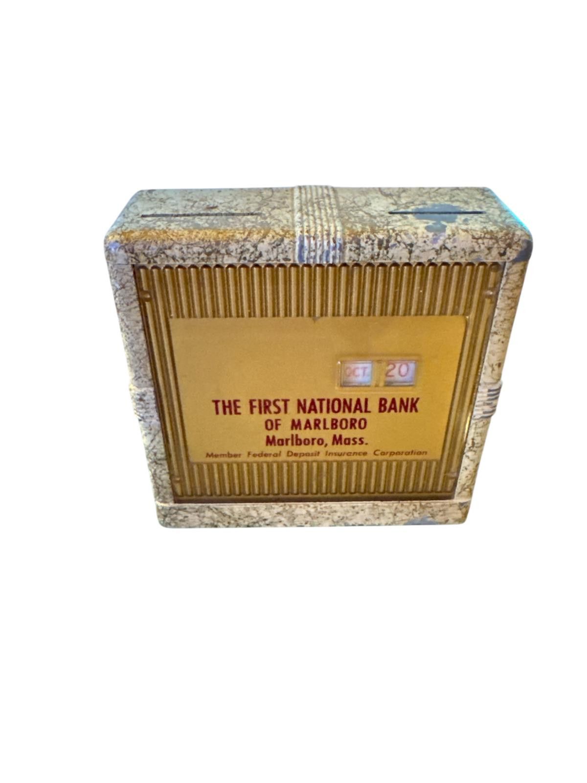 Other Vintage The First National Bank of Marlboro Promotional Bank Size ONE SIZE - 3 Thumbnail