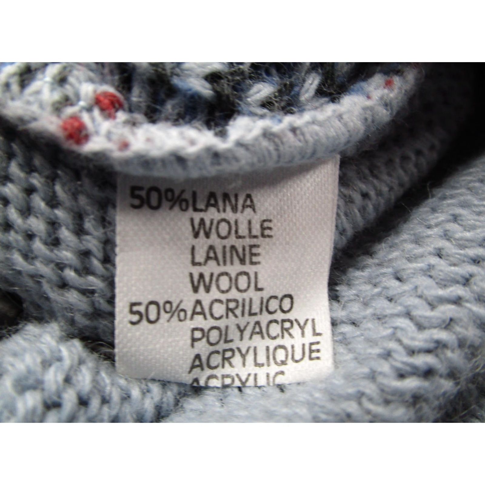Vintage VINTAGE Sergio Sweater Mens Medium Blue Heart Fair Isle Knit Wool Italy 90s Size US M / EU 48-50 / 2 - 4 Thumbnail
