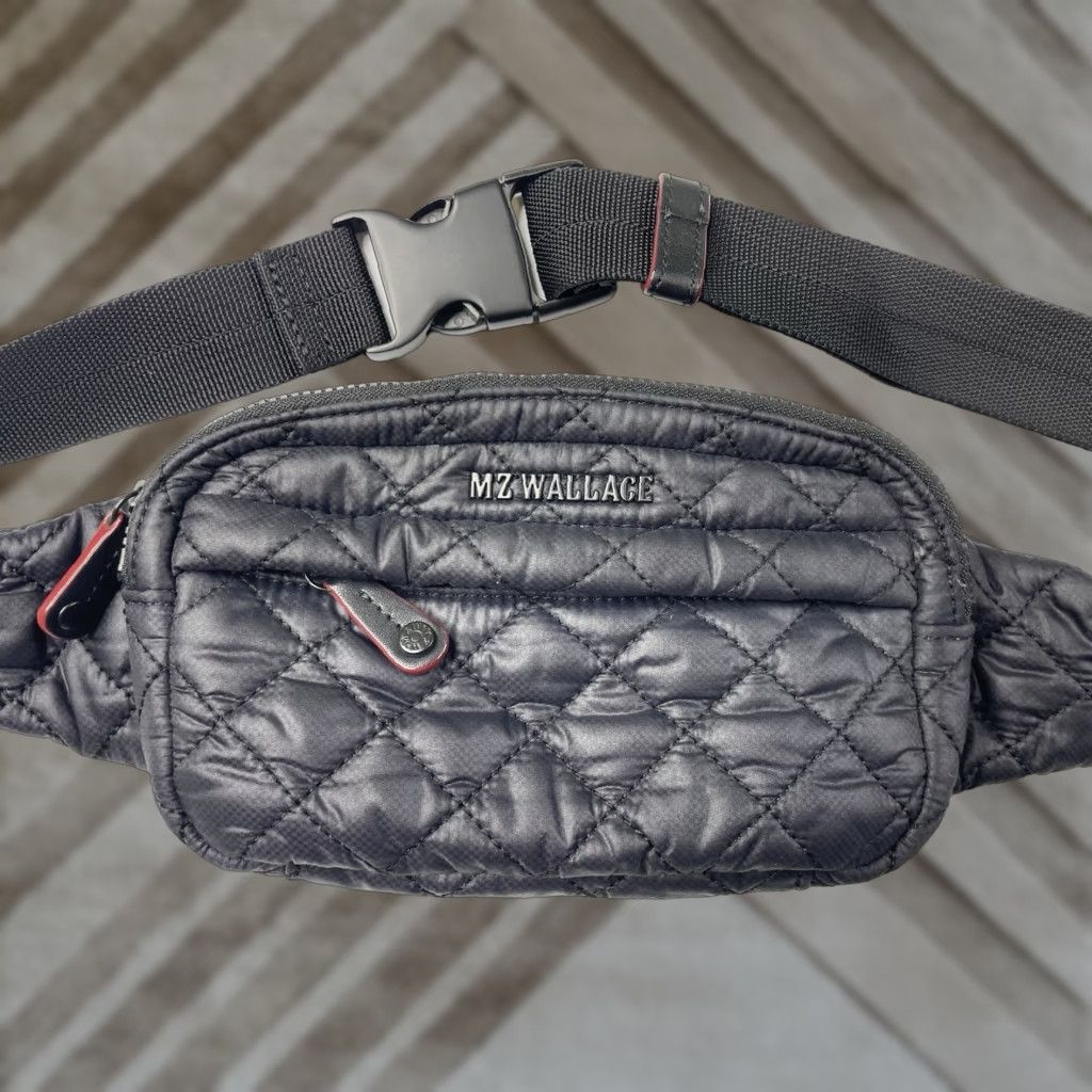 MZ Wallace MZ Wallace Belt Bag & Fanny Pack Black Quilted Waist 7x3x5 Small Nylon Women Size ONE SIZE - 1 Thumbnail