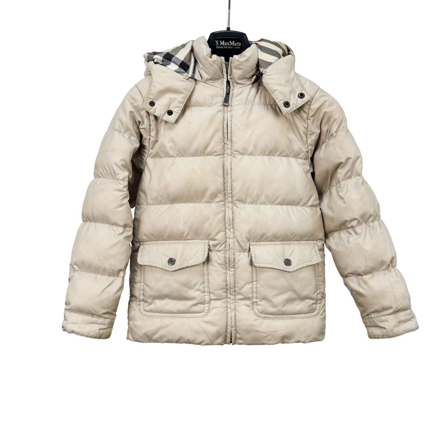 Burberry Burberry Check Lined Puffer Jacket 8Y Size US XXS / EU 40 - 1 Thumbnail