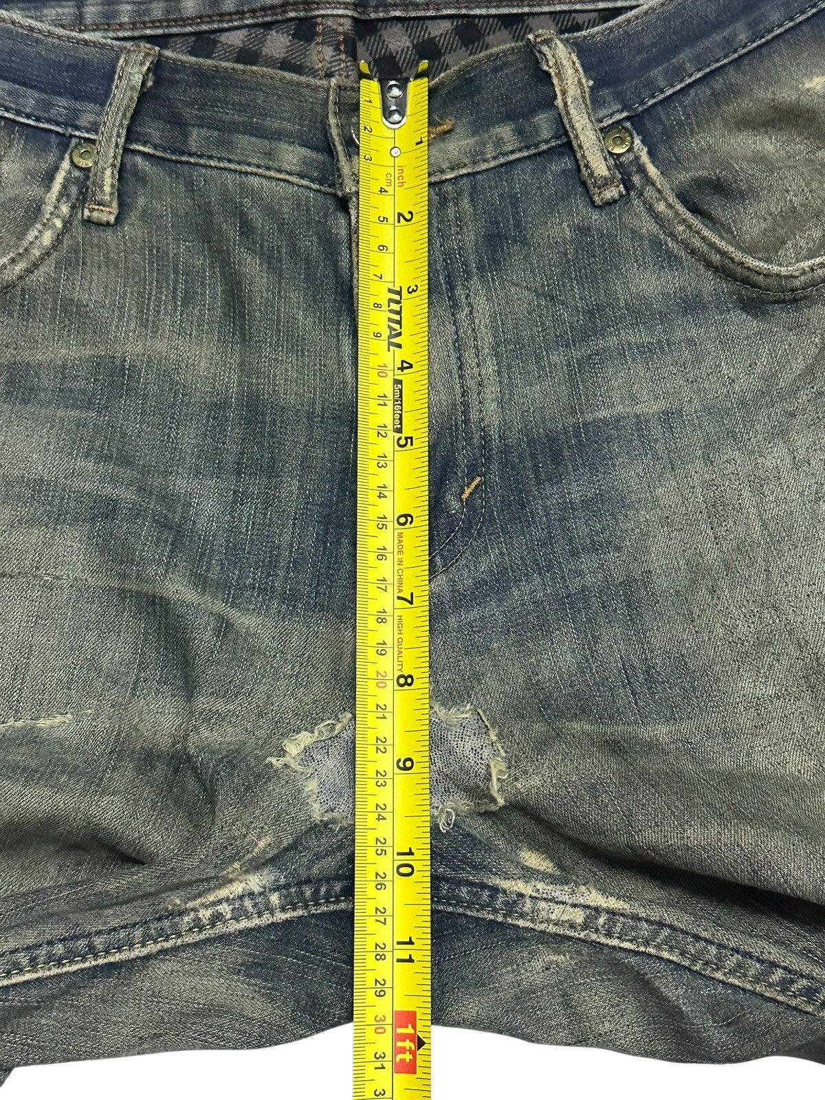 Edwin Edwin Vintage Distressed Straight Loose With Faded Wash Size US 33 - 14 Thumbnail